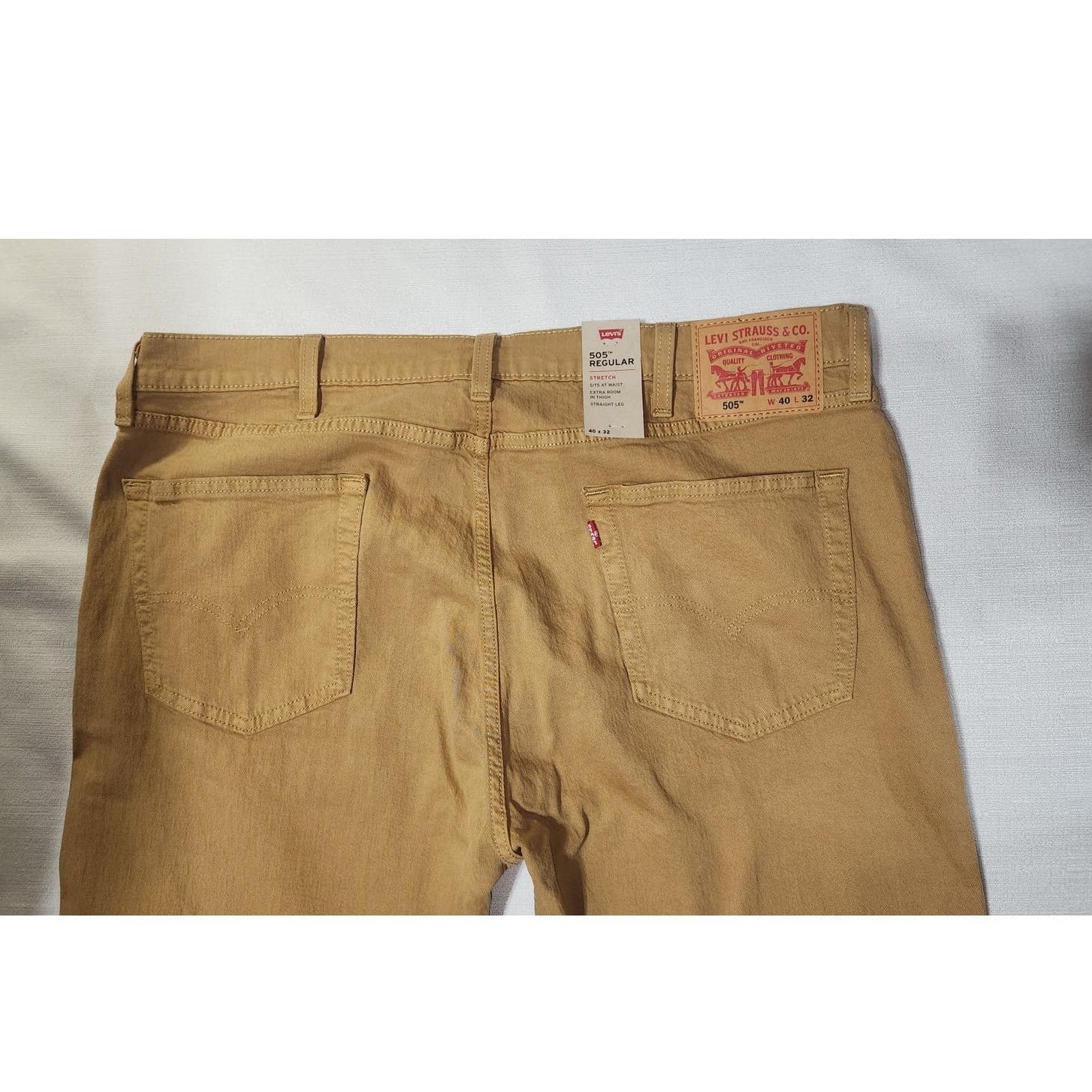 Levi's Levi's 505 Men's regular W40''x L32'' sit at your waist Size US 40 / EU 56 - 5 Thumbnail
