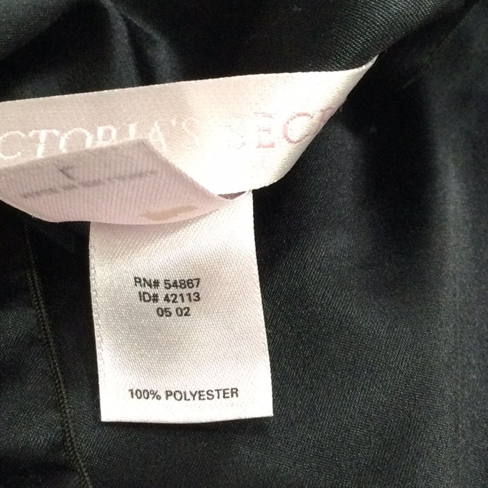 Victoria's Secret Victoria's Secret Black Button Top Bottom Pajama Set Size L Size 32" / US 10 / IT 46 - 11 Thumbnail