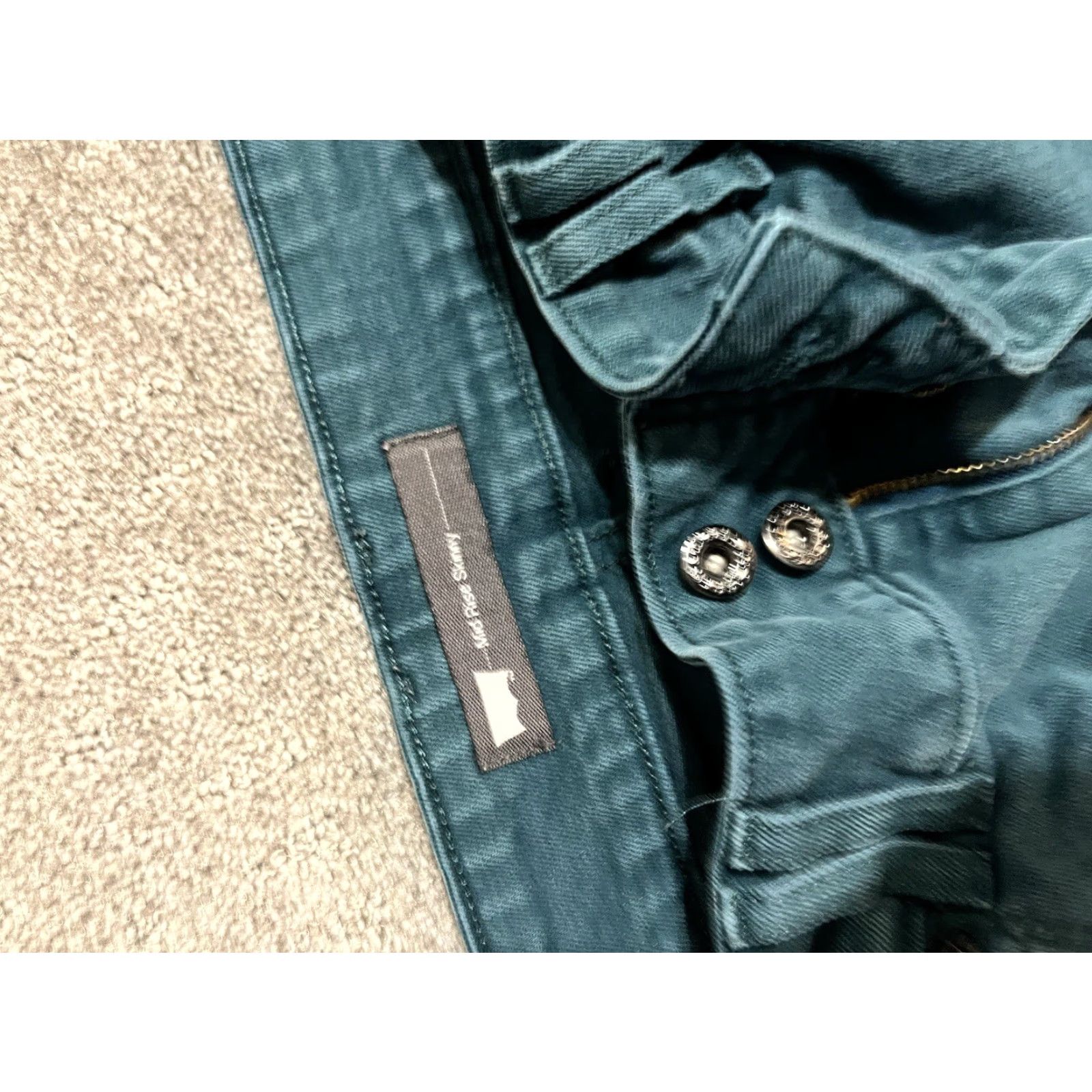 Levi's Levi's Mid Rise Skinny Jeans Women's 14 Plus Denim Green Color Cotton Blend 5-Pocket Regular Fit Size 36" / US 14 / IT 50 - 6 Thumbnail