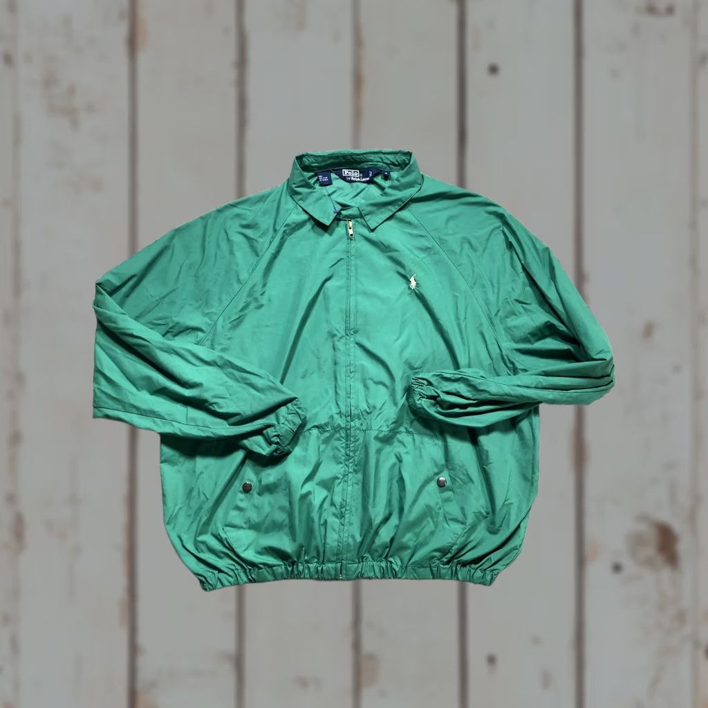 Polo Ralph Lauren Polo Ralph Lauren Jacket Mens XL Green Nylon Windbreaker Full Zip Lightweight Size US XL / EU 56 / 4 - 1 Thumbnail
