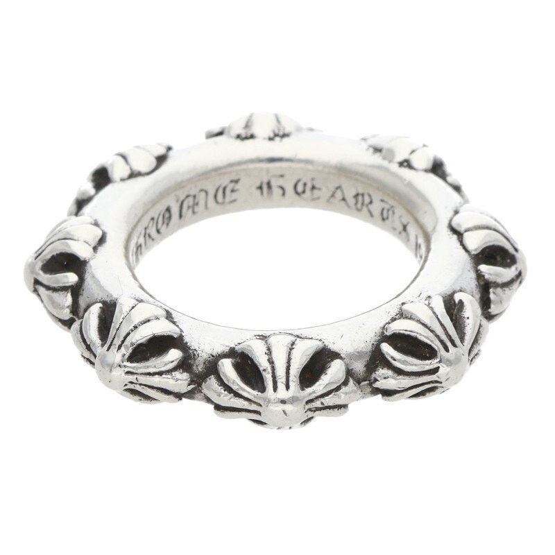 Chrome Hearts Chrome Hearts Cross Band Silver Ring Size ONE SIZE - 1 Thumbnail