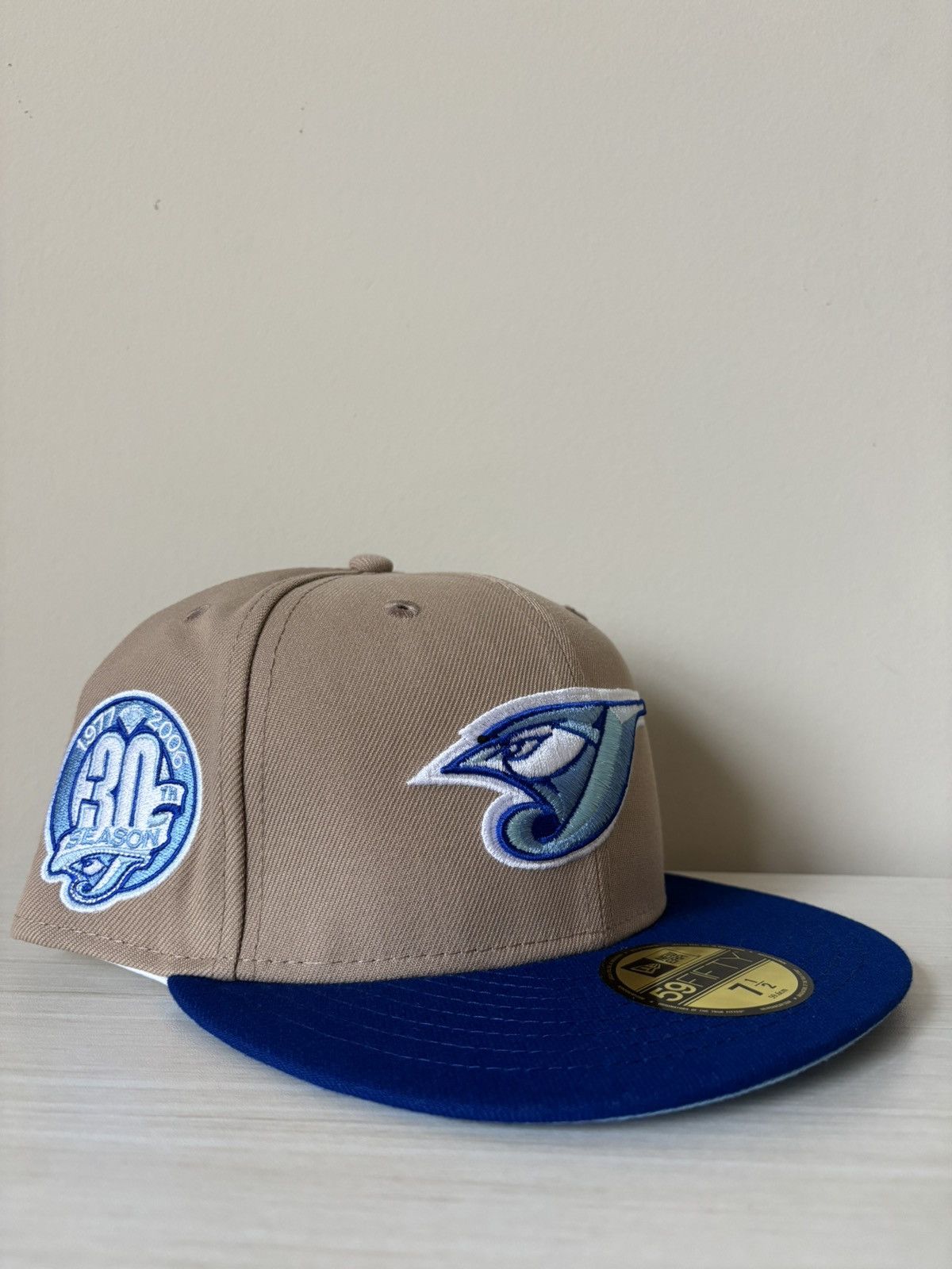 Topperz Toronto Blue Jays Fitted Size 7 1/2 Topperz Size ONE SIZE - 1 Thumbnail
