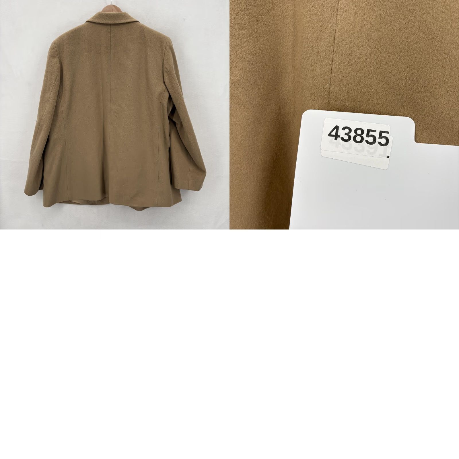 Vintage VINTAGE L.L.Bean Blazer Womens 18 Tan Wool Cashmere Lined 3 Button Jacket VTG Size XXL / US 16-18 / IT 52-54 - 10 Thumbnail
