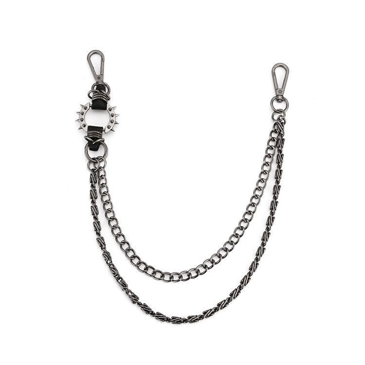 Jean × Vintage Punk Spiked Jeans Chain Accessories Size ONE SIZE - 1 Thumbnail
