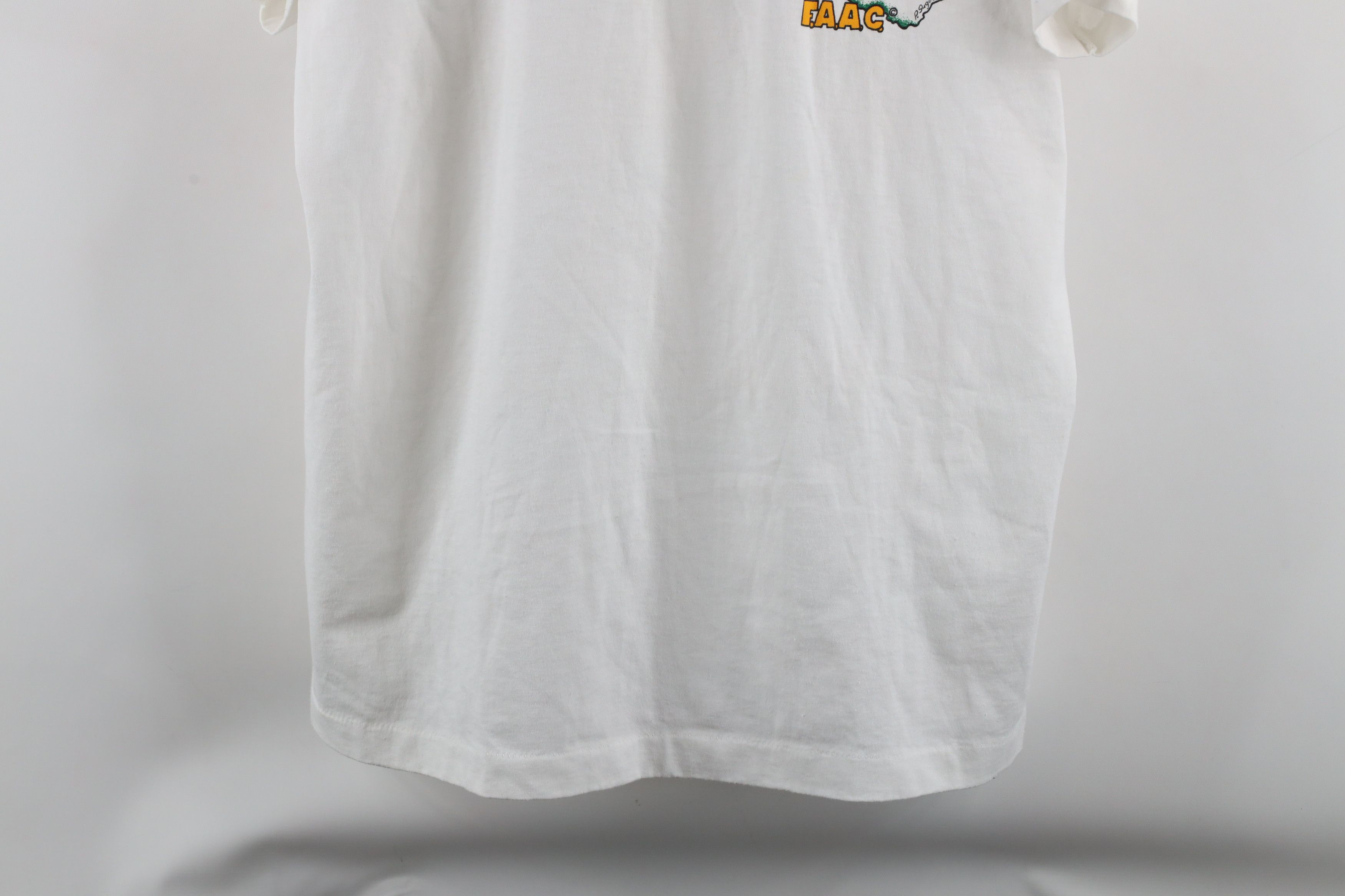 Vintage Vintage 90s FAAC Findlay Ohio Short Sleeve T-Shirt White USA Size US XL / EU 56 / 4 - 3 Thumbnail