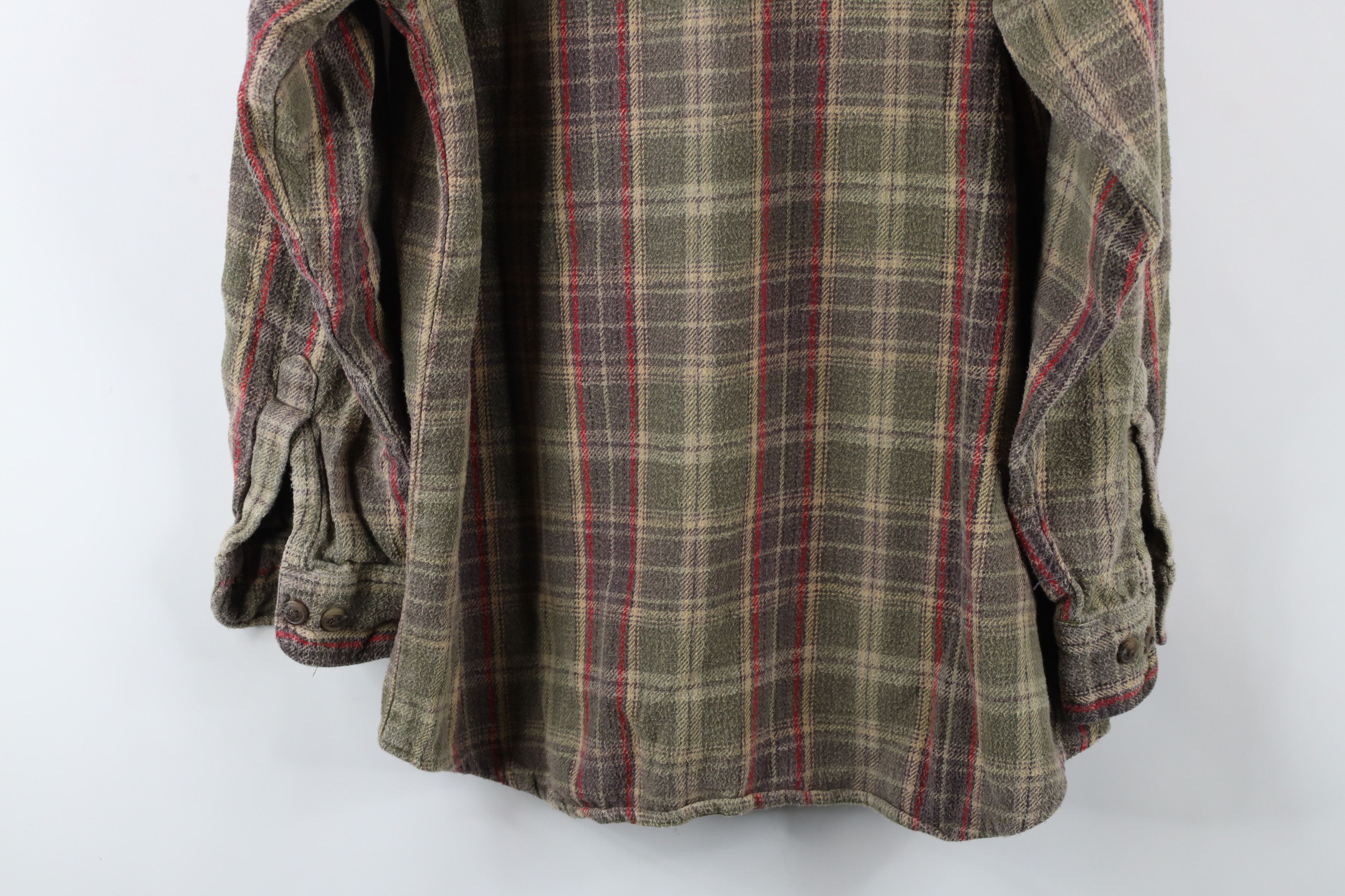 Vintage Vintage 90s Streetwear Rainbow Plaid Flannel Button Shirt Size US M / EU 48-50 / 2 - 10 Thumbnail