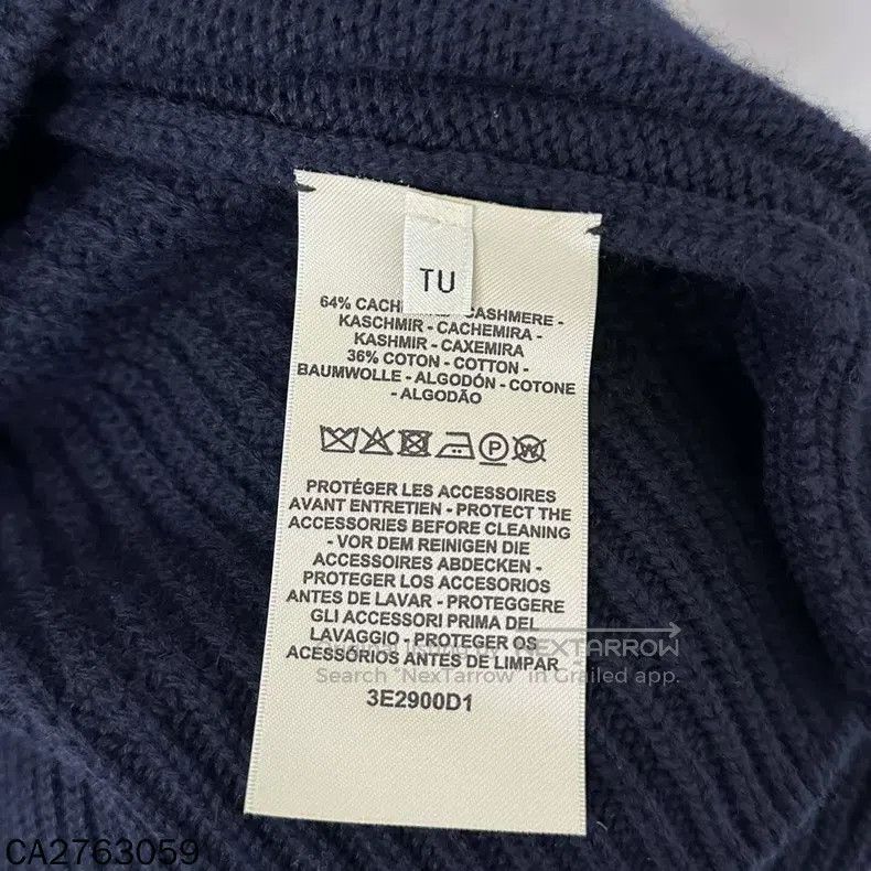 Hermes Hermes size TU Knitted cashmere cape Size L / US 10 / IT 46 - 5 Thumbnail