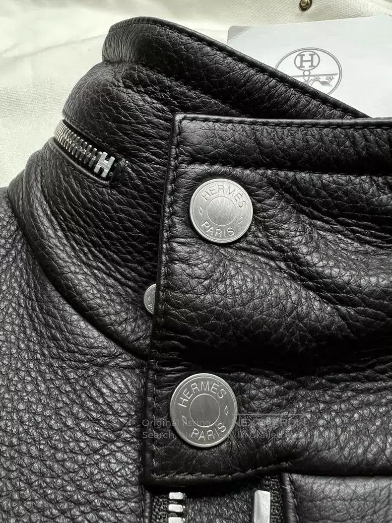 Hermes Hermes Poster Style Hunting Jacket 100% Reindeer Skin Size US M / EU 48-50 / 2 - 2 Thumbnail