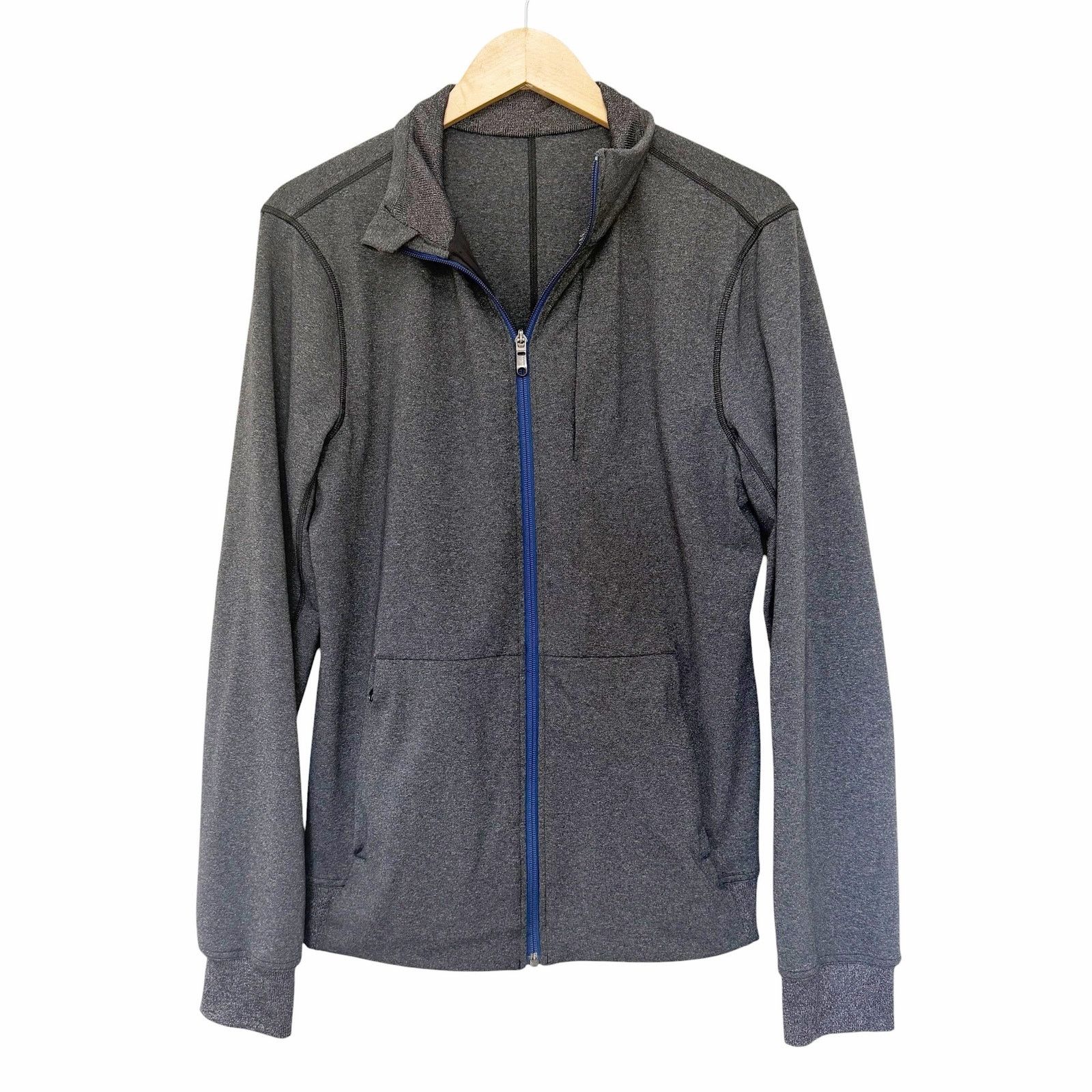 Lululemon Lululemon Gray PrePost Full Zip Jacket Sz M Size US M / EU 48-50 / 2 - 1 Thumbnail