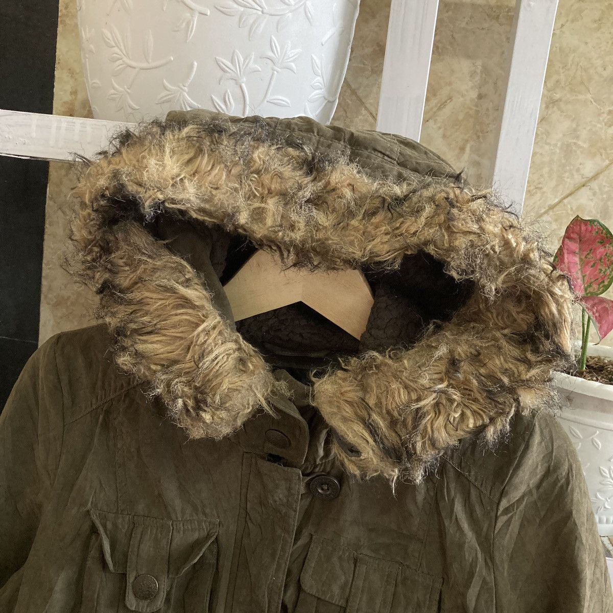 Le Grande Bleu (L.G.B.) SILVER MOON - Bondage Bono Fur Apocalypse Cargo Vkei Jacket Size US M / EU 48-50 / 2 - 4 Thumbnail