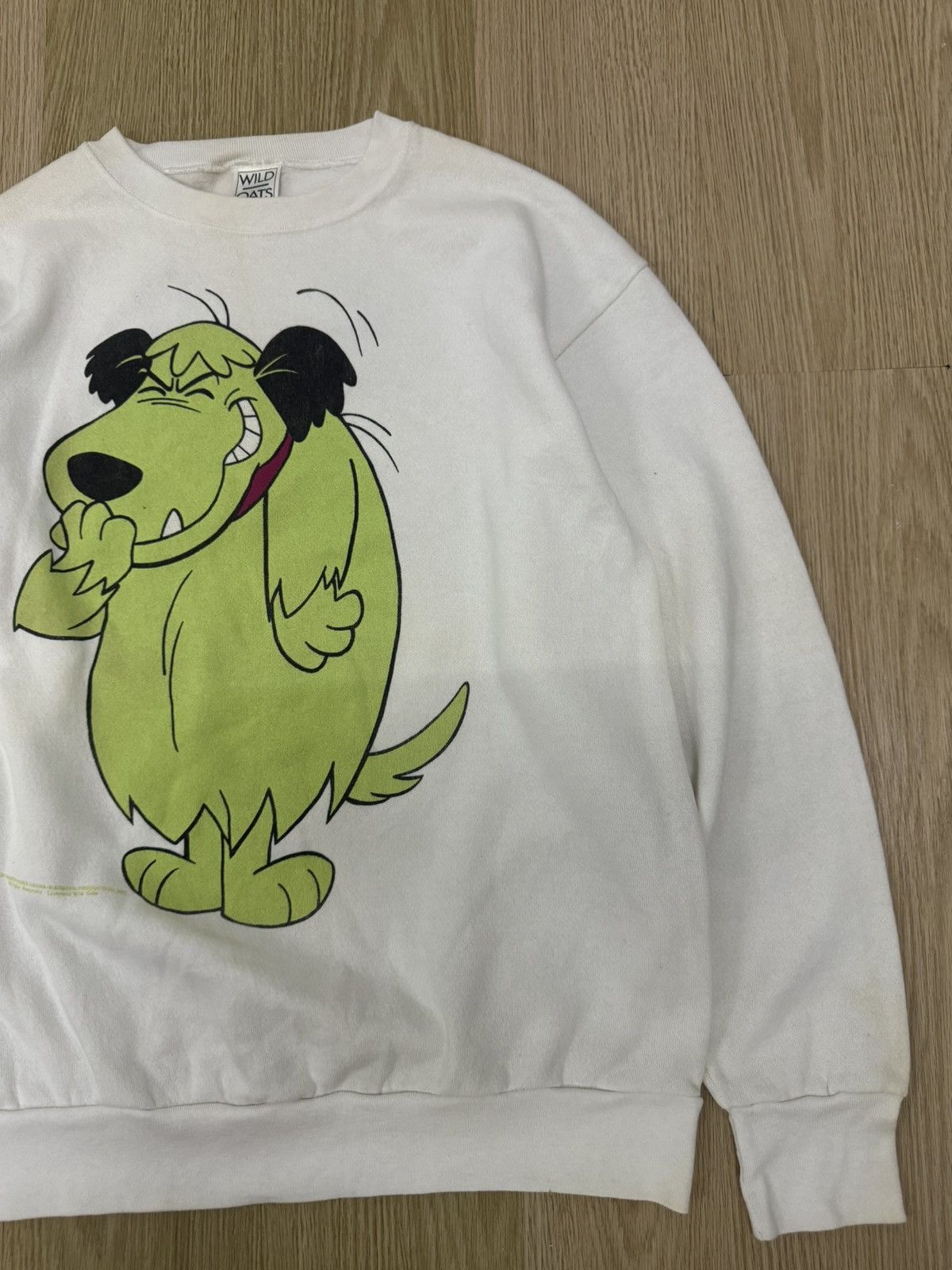 Cartoon Network × Vintage Vintage 90’s Wecky Race mirror print sweatshirt Size US L / EU 52-54 / 3 - 3 Thumbnail