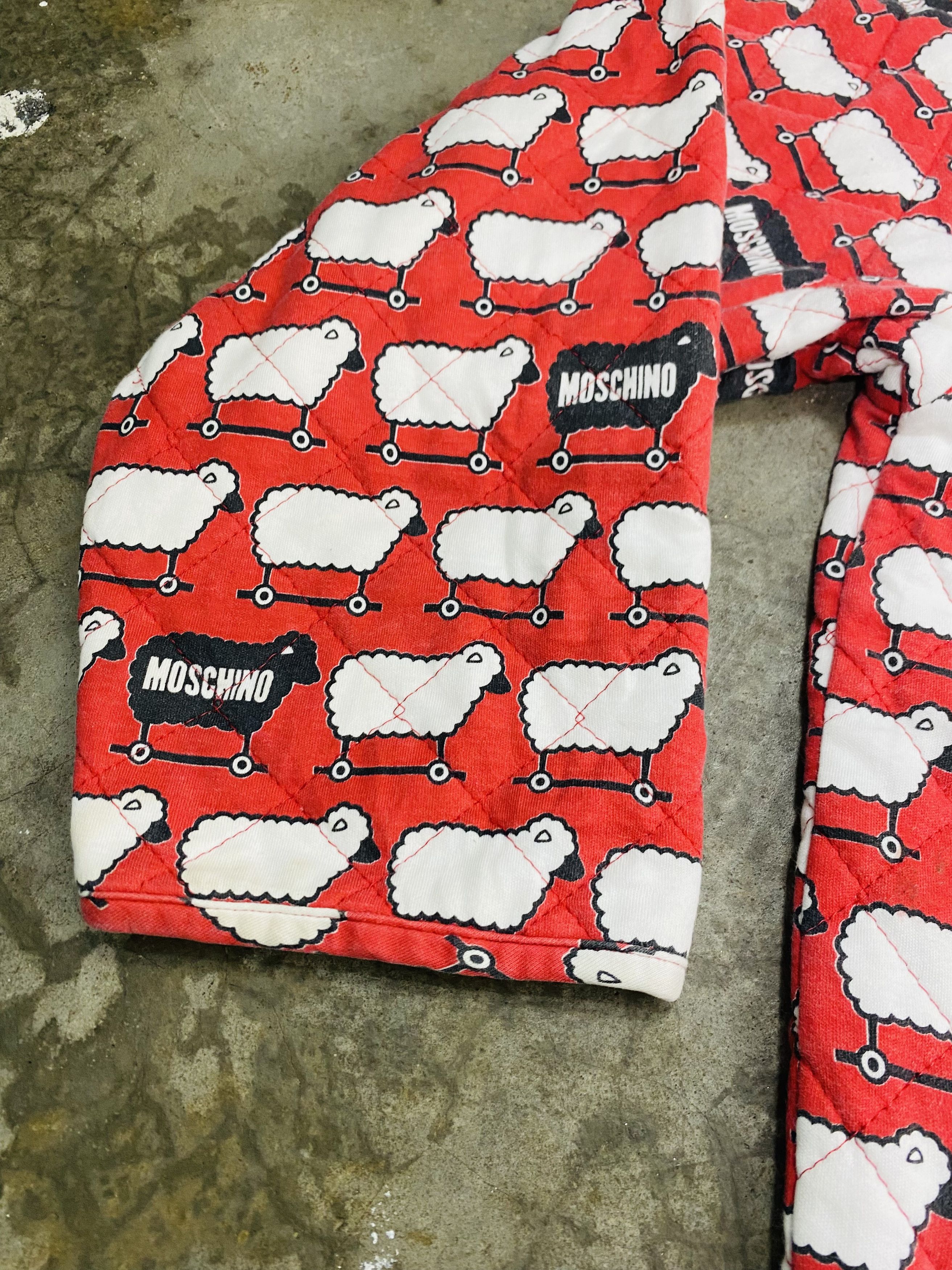 Moschino A13 Moschino Lingerie Full Print Sleepy Quilted Jacket Size L / US 10 / IT 46 - 4 Thumbnail