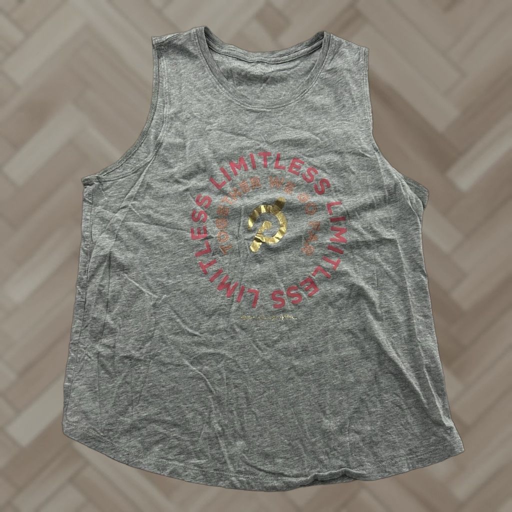Spiritual Gangster Spiritual Gangster Peloton Together We Go Far Sleeveless T Shirt Women's XL Gray Size XL / US 12-14 / IT 48-50 - 1 Thumbnail