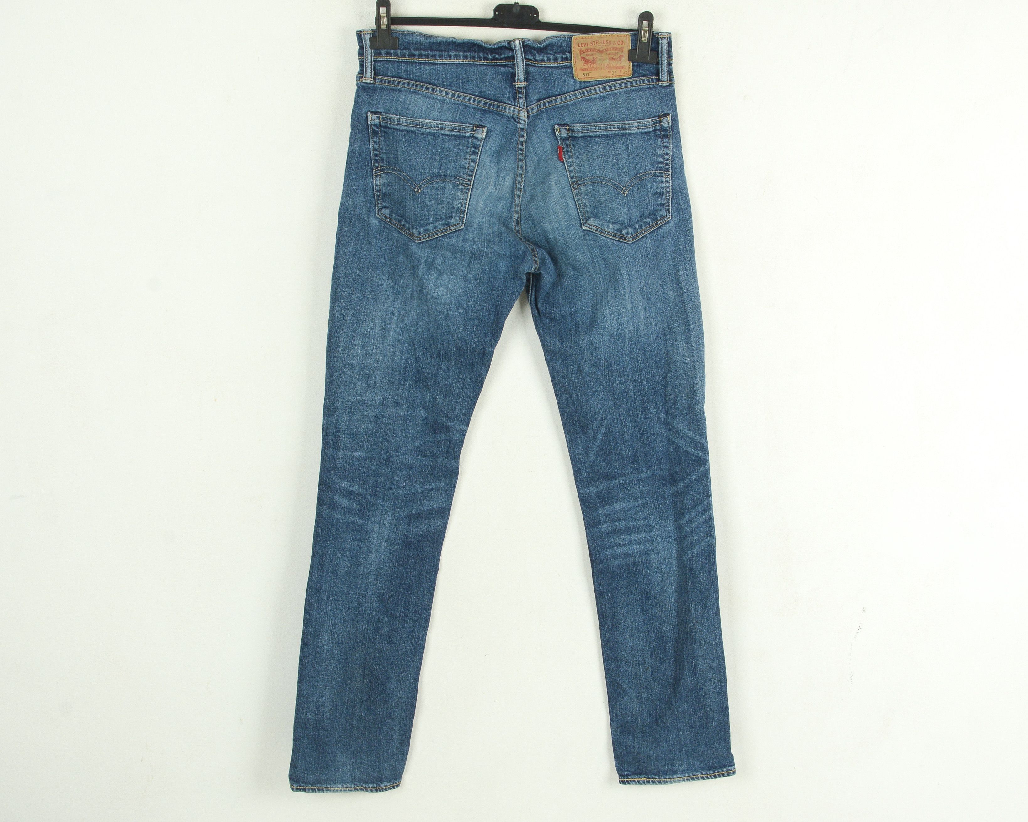 Levi's 511 Men W32 L32 Slim Fit Straight Jeans Denim Pants Trousers Size US 32 / EU 48 - 8 Thumbnail