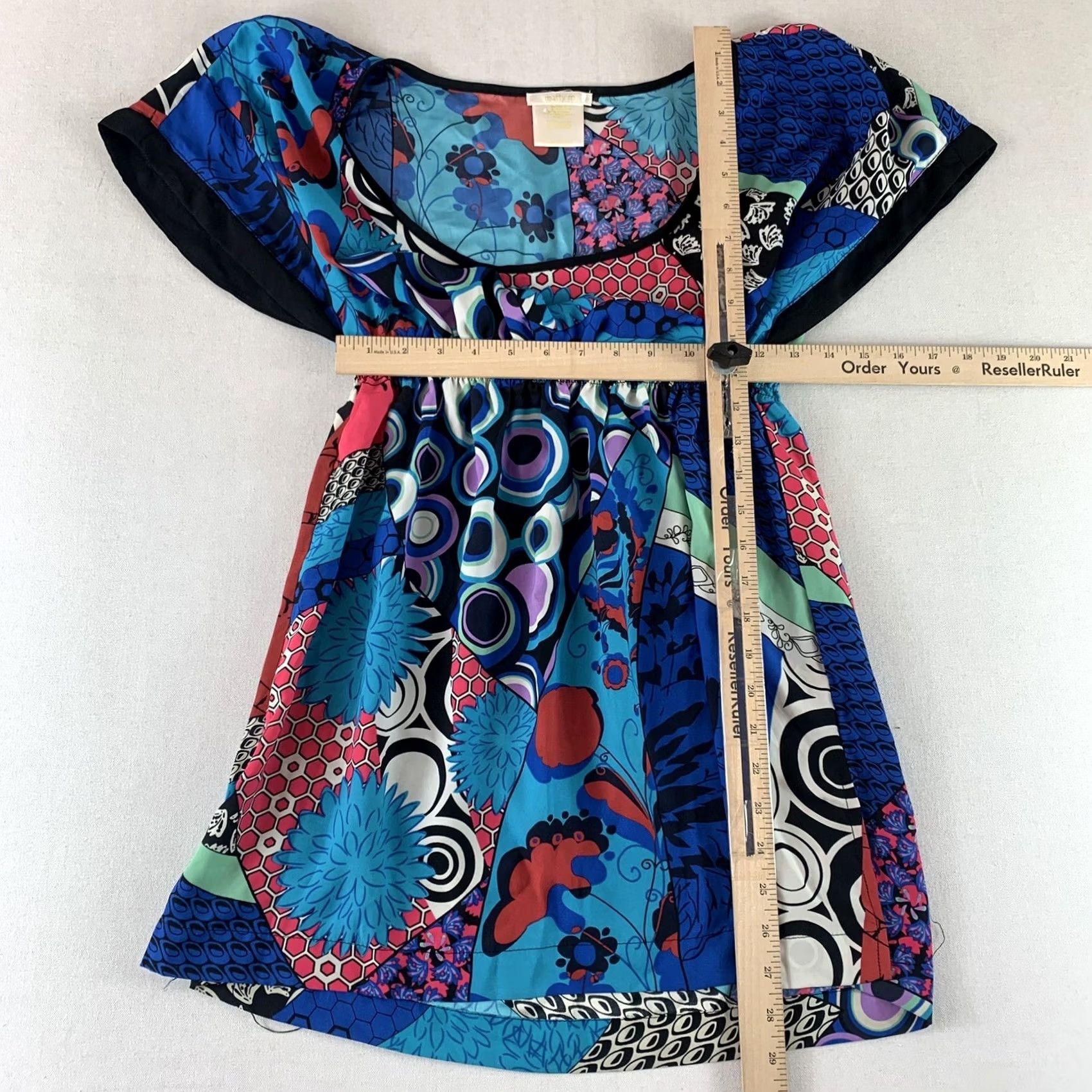 Vintage VINTAGE MATTY M DRESS WOMENS MEDIUM BLUE FLORAL Size M / US 6-8 / IT 42-44 - 3 Thumbnail