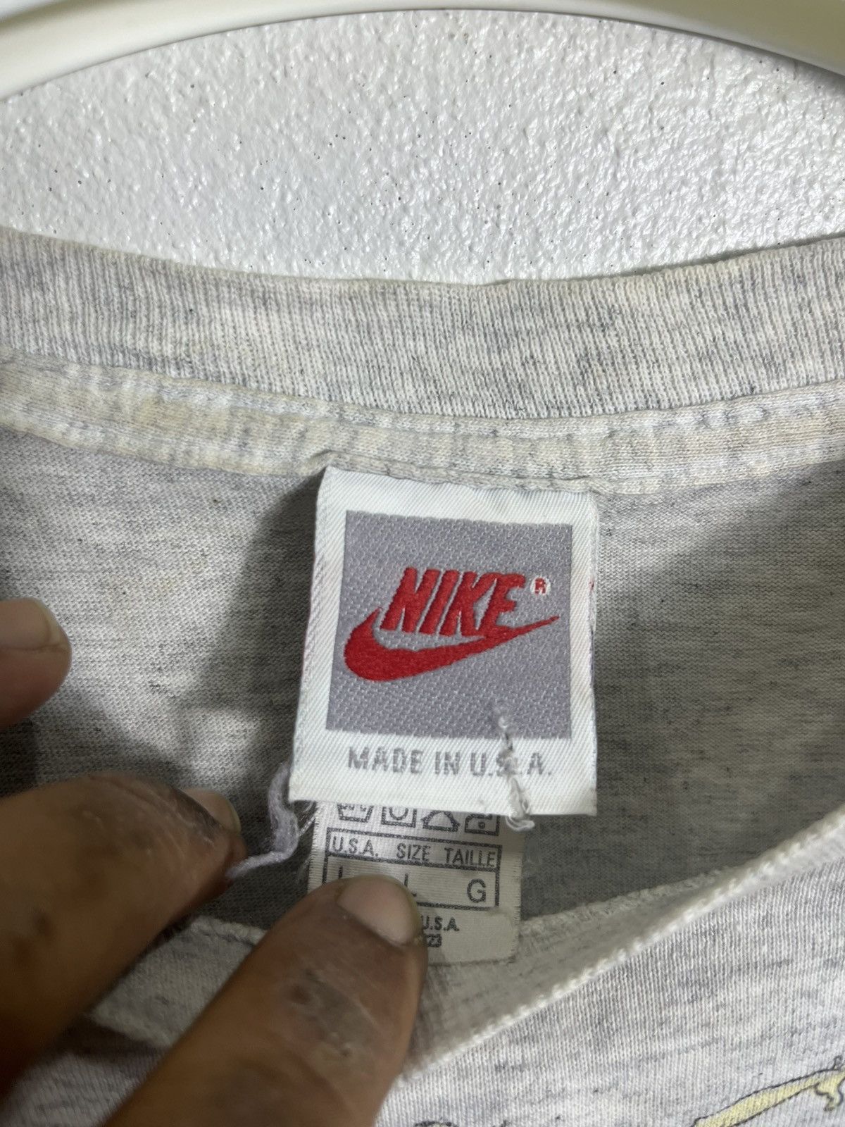 Vintage SUPER RARE!!!VTG NIKE KRASHKREW Tshirt Size US L / EU 52-54 / 3 - 6 Thumbnail
