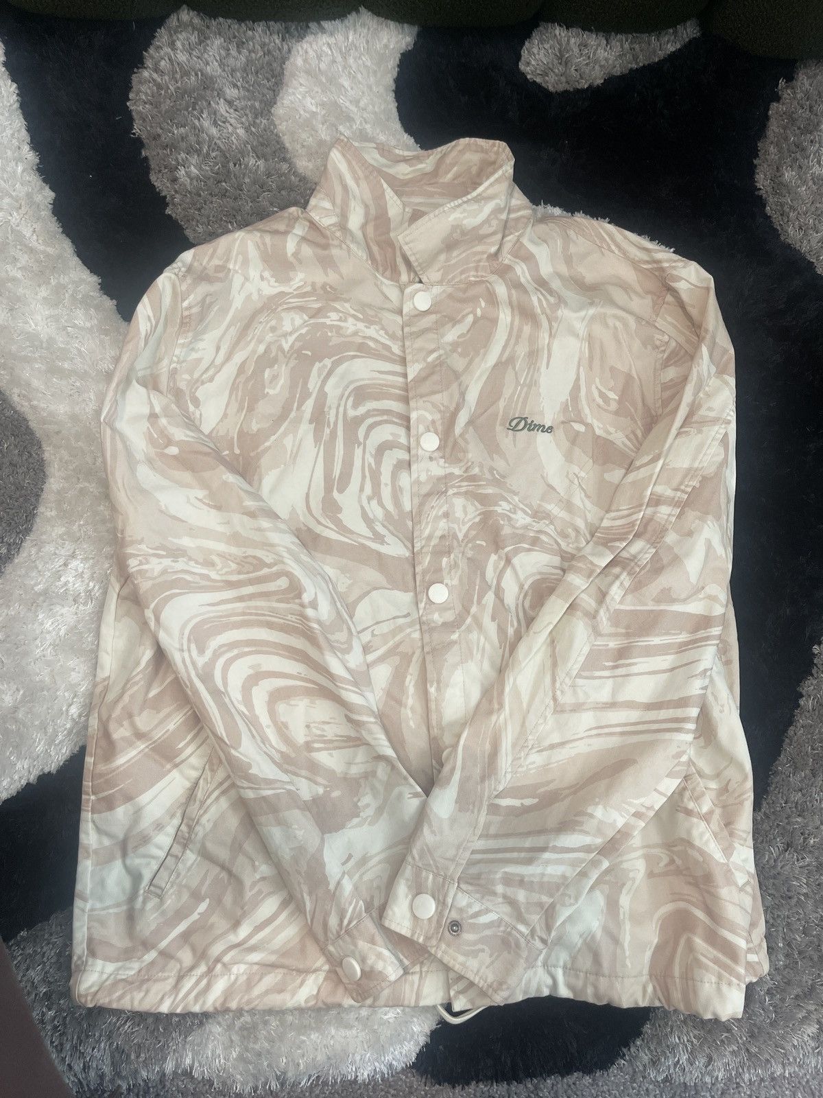 Dime Dime MTL Marble Coach Jacket Size US XL / EU 56 / 4 - 1 Thumbnail