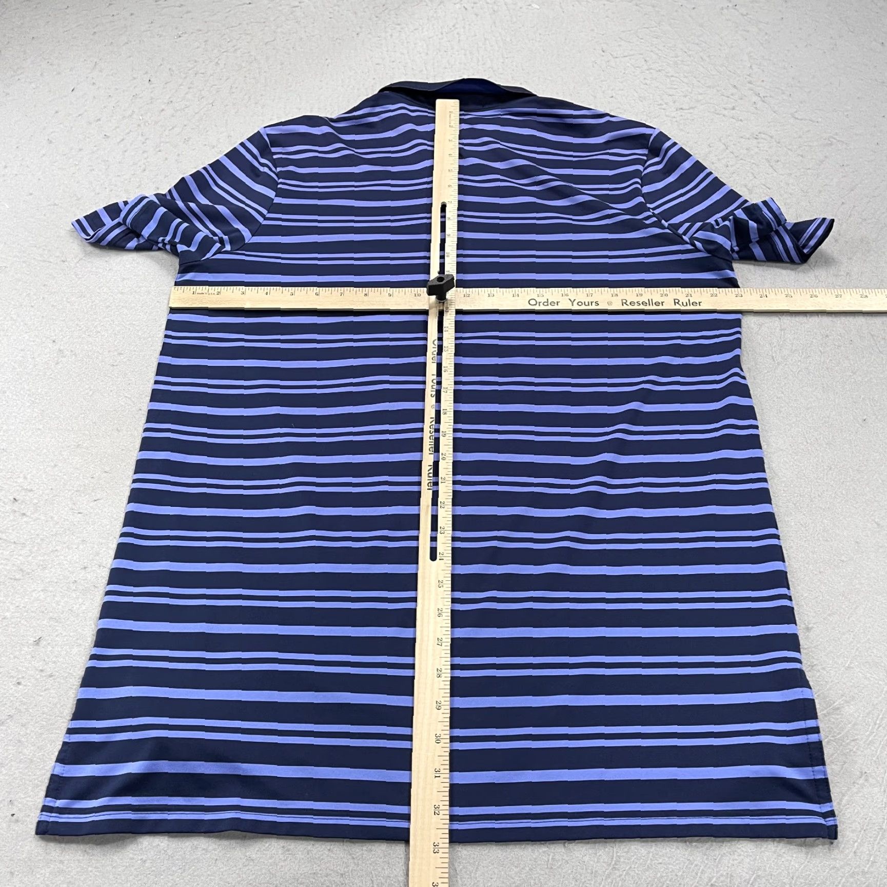 RLX Ralph Lauren RLX Ralph Lauren Polo Shirt Mens Large Blue Logo Golf Stretch Polo Shirt - RLX Polo Golf Shirt Mens L Blue Logo Stretch Size US L / EU 52-54 / 3 - 7 Thumbnail