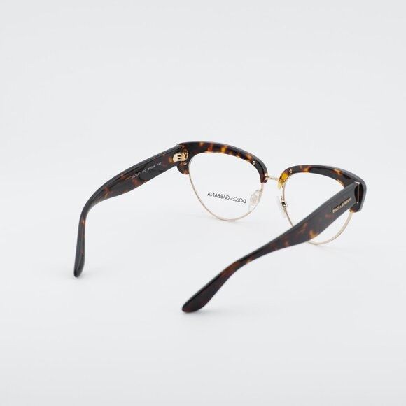 Dolce & Gabbana Dolce & Gabbana DG3247 502 Eyeglasses Cat Eye Havana 53mm Size ONE SIZE - 5 Thumbnail