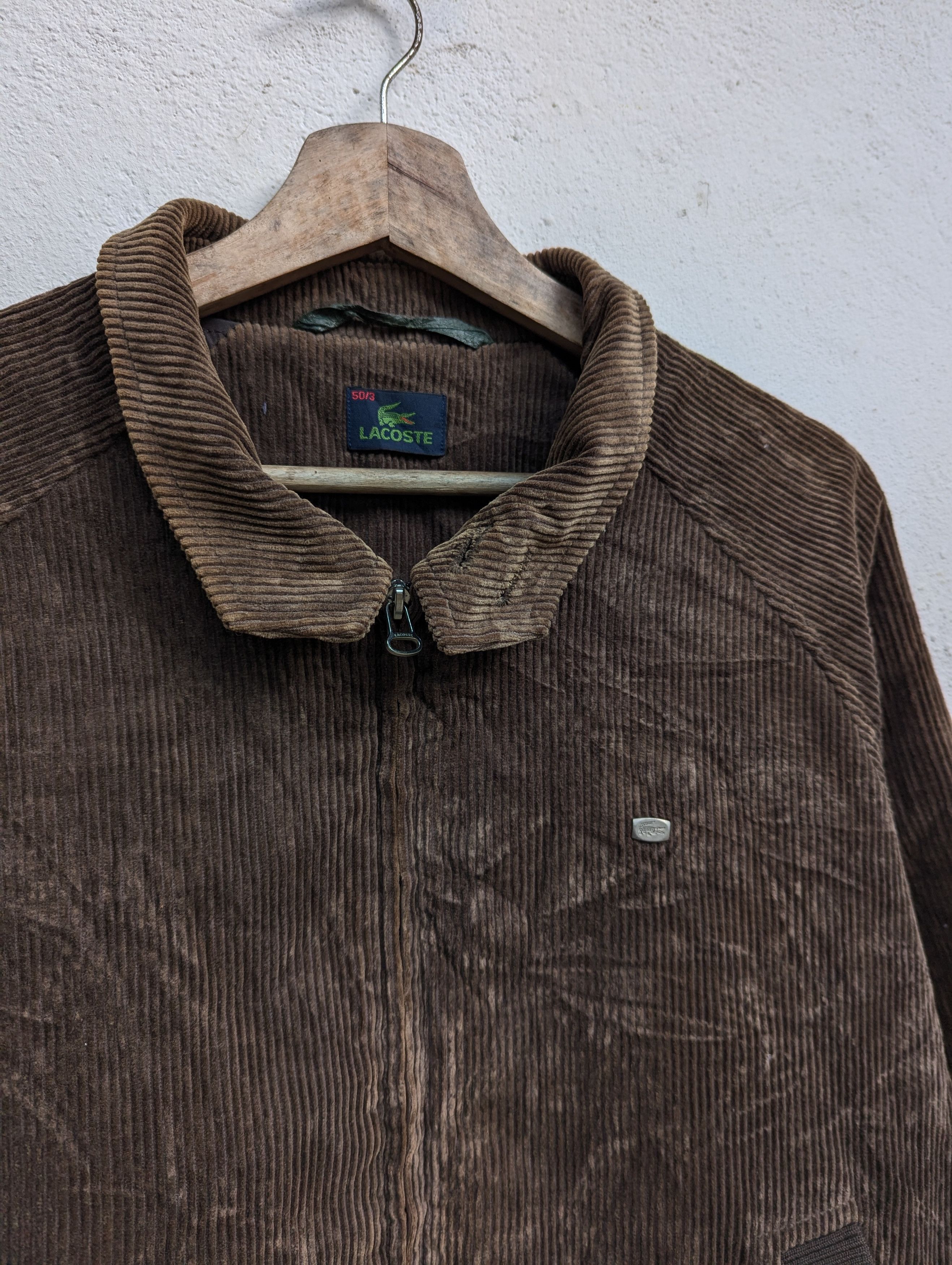 Lacoste LACOSTE CORDUROY FULL ZIPPER JACKET Size US M / EU 48-50 / 2 - 4 Thumbnail