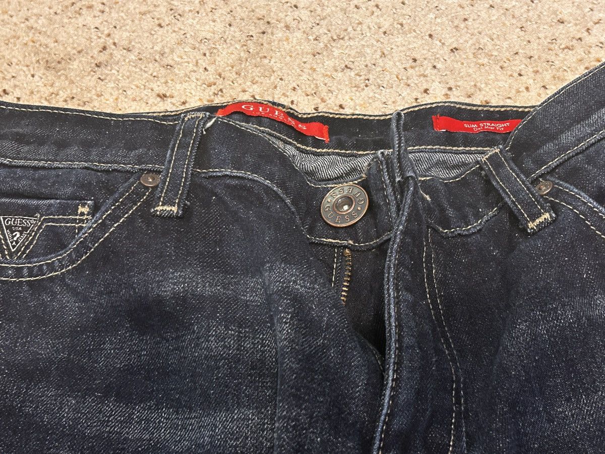 Guess 32x30 Guess Denim Jeans - Dark Wash Straight Leg Del Mar Fit Size US 32 / EU 48 - 5 Thumbnail