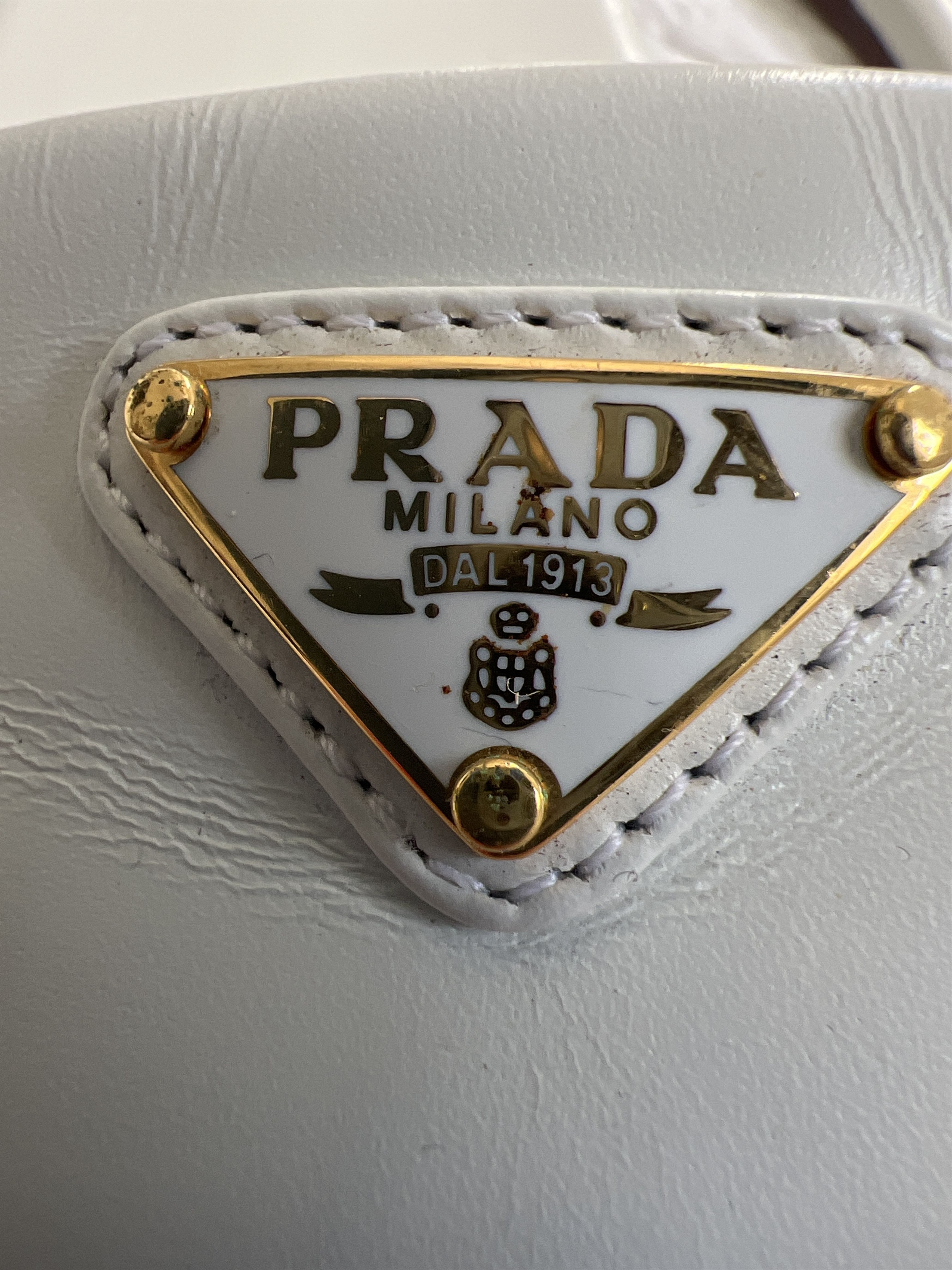 Prada Prada Woman’s Triangle -Logo Leather Slides Size US 8 / IT 38 - 5 Thumbnail