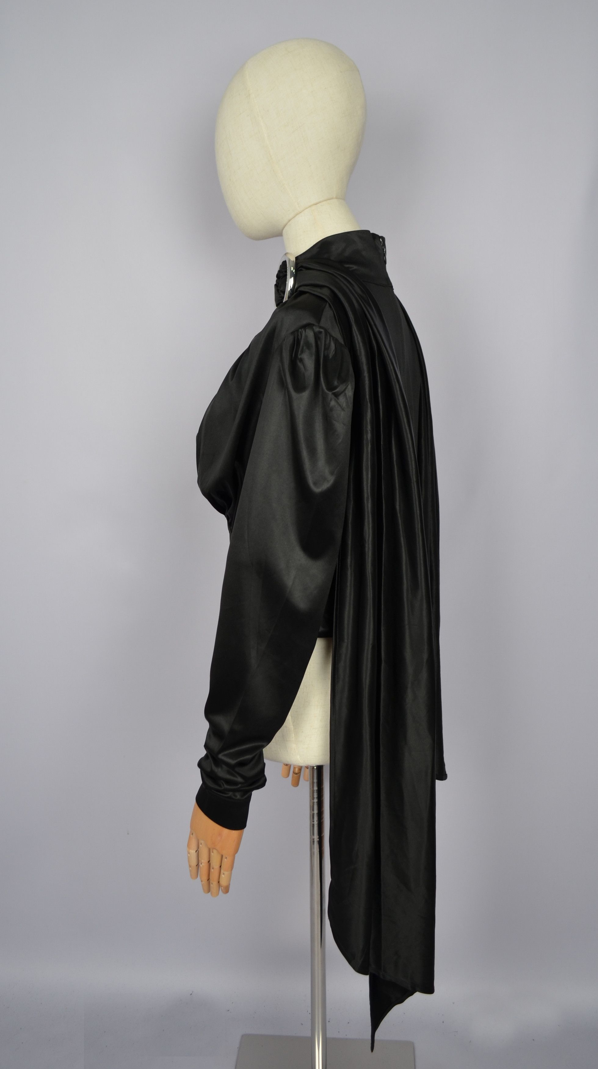 Designer × H&M × Paco Rabanne H&M x Paco Rabanne Eastman Naia Acetate Scarf Top Blouse Size XL / US 12-14 / IT 48-50 - 16 Thumbnail
