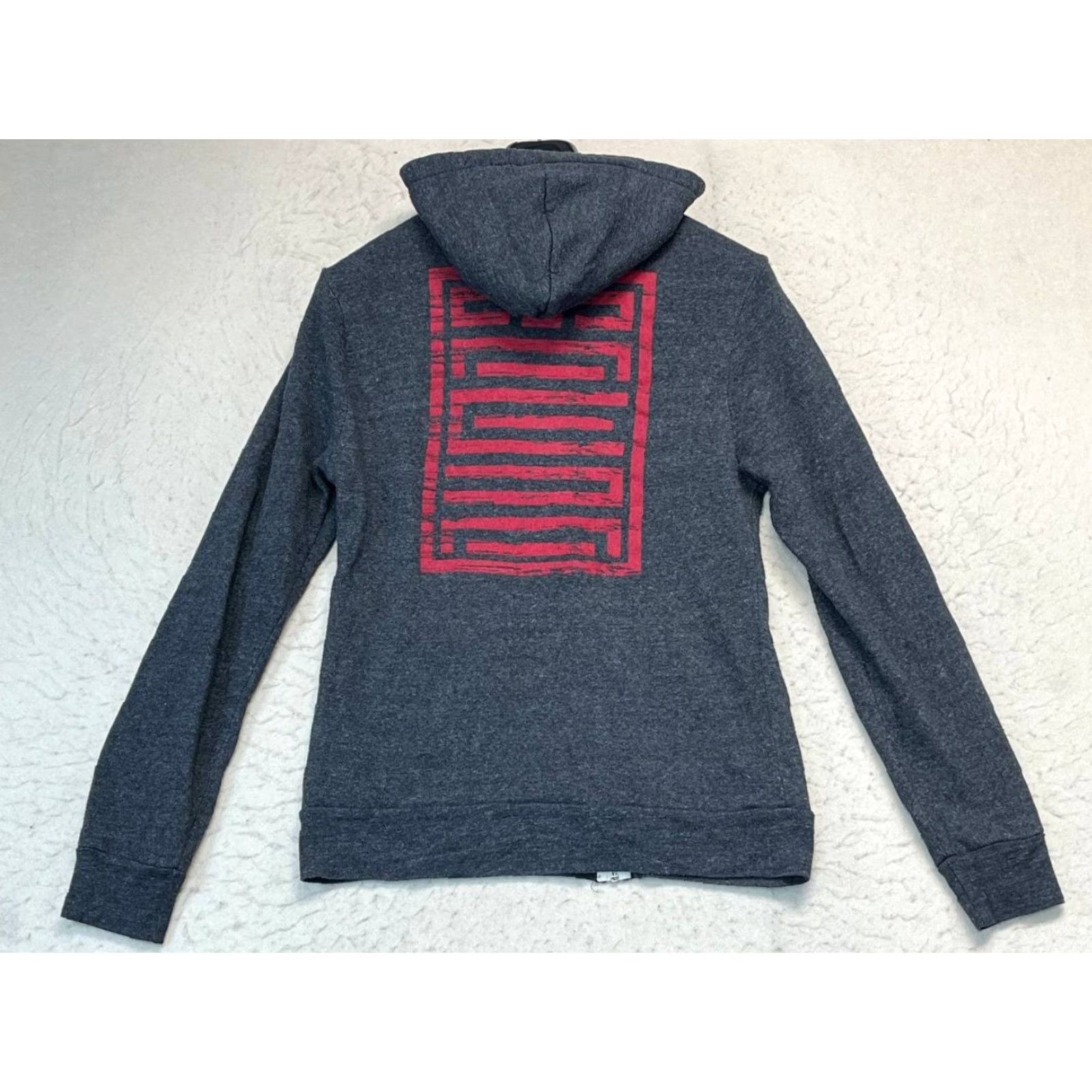 Vintage VINTAGE Maeda Jiujitsu Mens Hoodie Full Zip Sweatshirt Gray S Regular Cotton Blend Logo Pattern: Solid with Logo See Pics Size US S / EU 44-46 / 1 - 2 Thumbnail