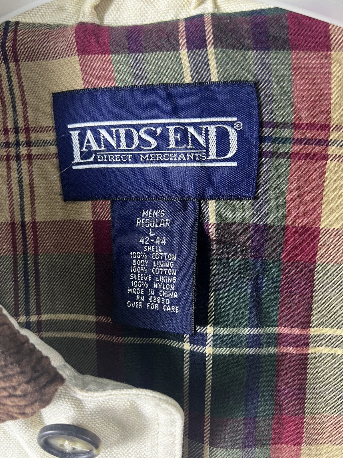BARNS OUTFITTERS × Lands' End × Vintage 🔥 LAND'S END BARN COAT DUCK CANVAS DISTRESSED JACKET - L Size US L / EU 52-54 / 3 - 8 Thumbnail