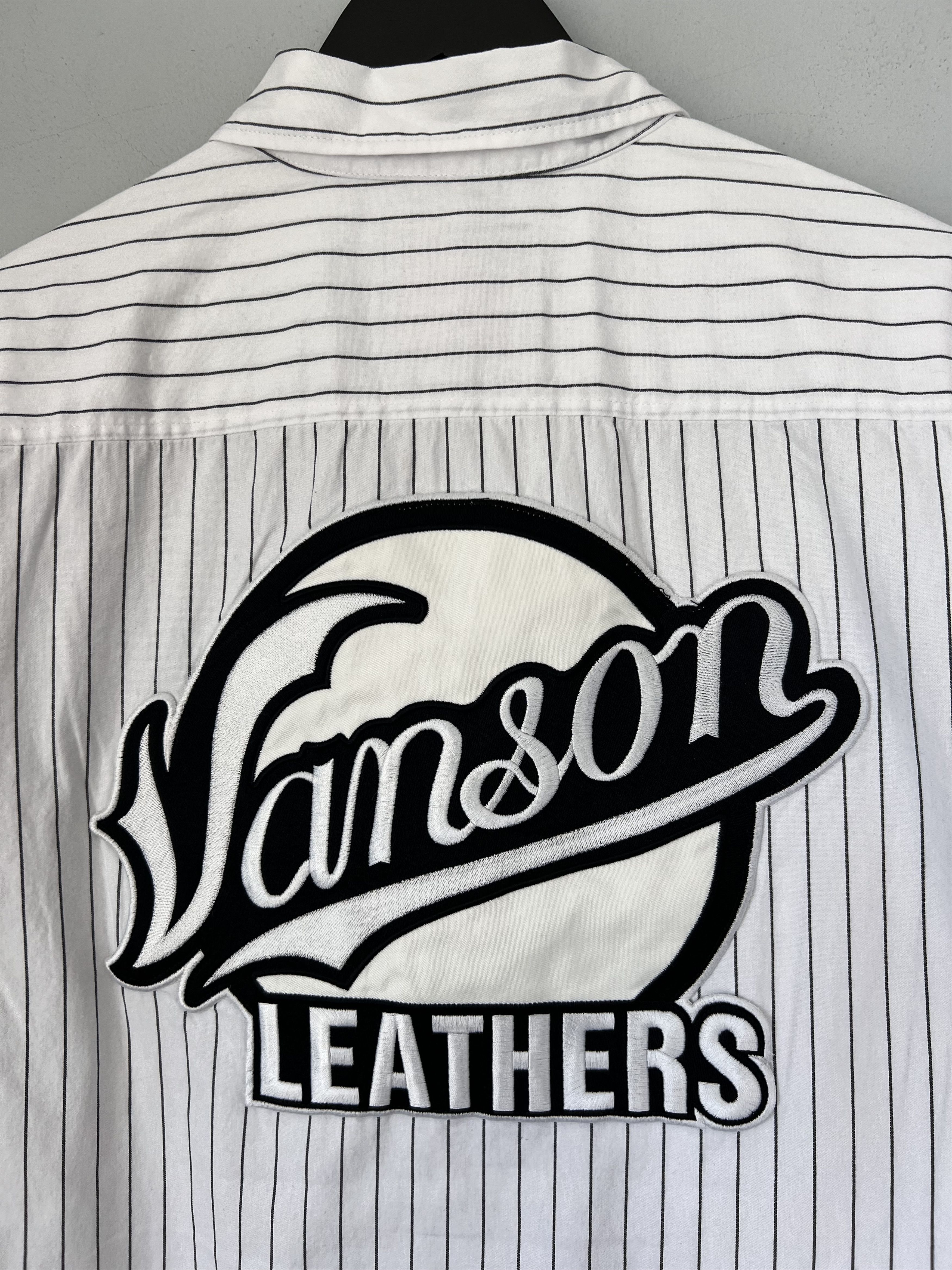 Supreme × Vanson Leathers Supreme Vanson Leathers Shot Sleeve Work Shirt in White Size US XL / EU 56 / 4 - 5 Thumbnail