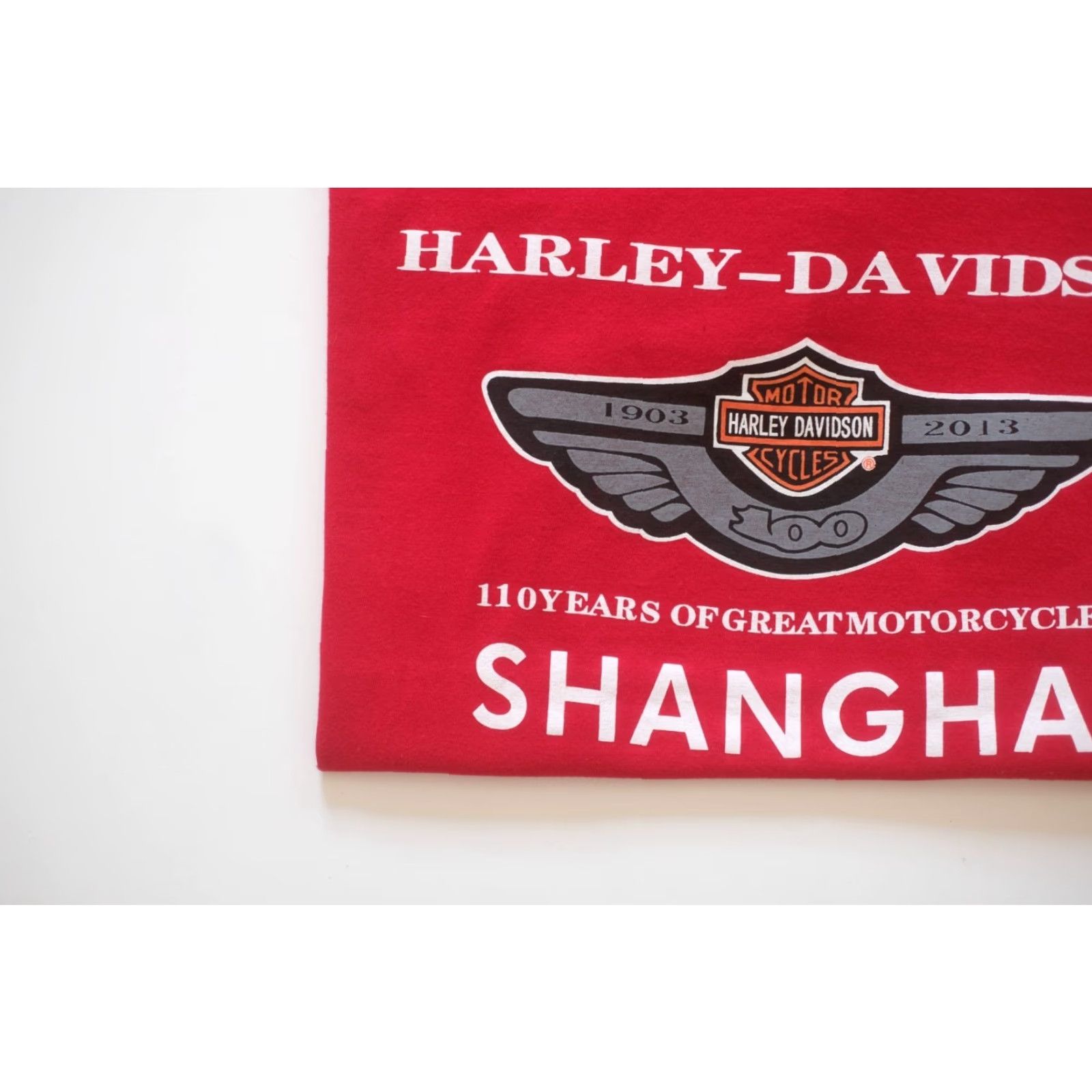 Harley Davidson VINTAGE Harley Davidson T-Shirt Men XL Red 90s Motorcycle USA China VTG Y2K Graphic Print Shirt Size US XL / EU 56 / 4 - 4 Thumbnail
