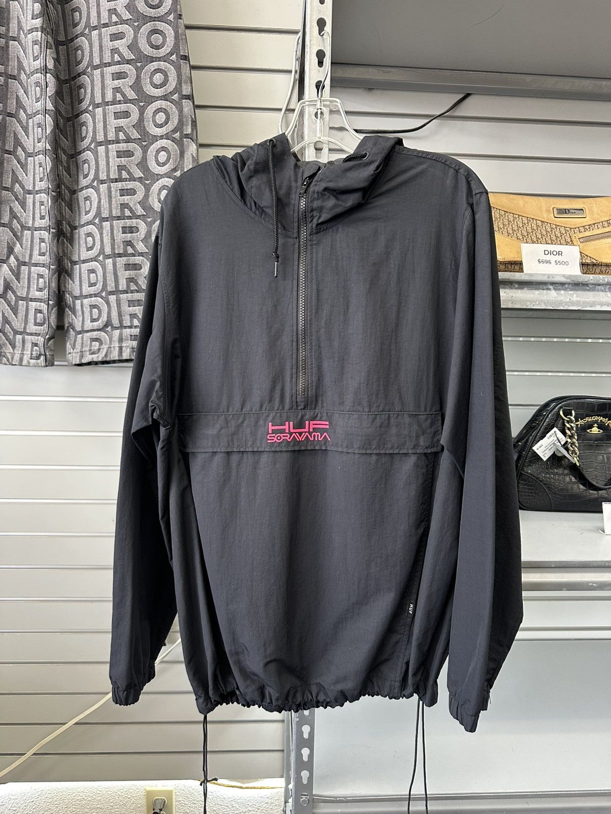Club Sorayama × Huf HUF Hajime Sorayama Anorak Jacket Japanese Sexy Robot LARGE Size US M / EU 48-50 / 2 - 3 Thumbnail