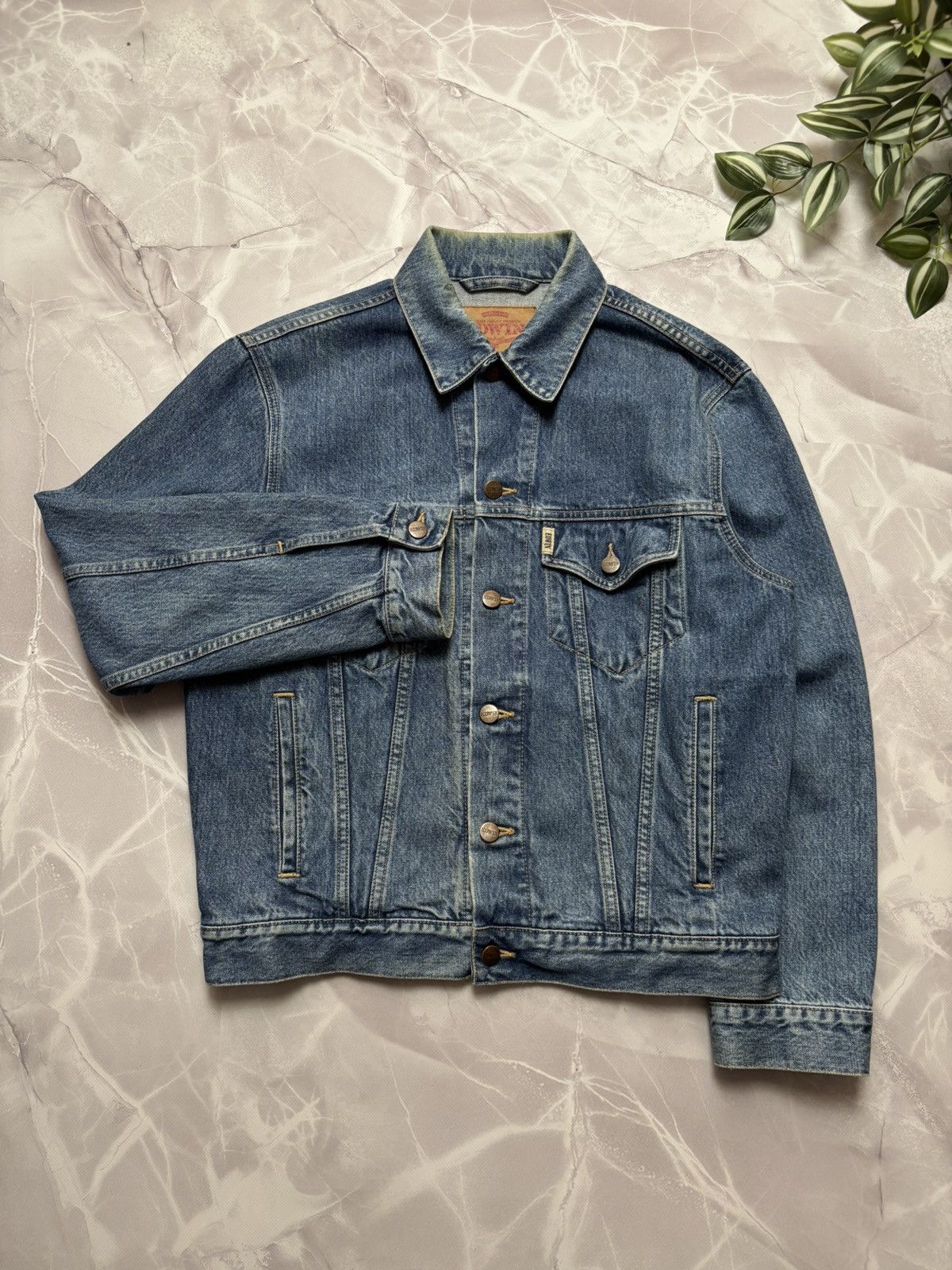 Edwin Edwin International Vintage Navajo Denim Trucker Jacket Blue Size US M / EU 48-50 / 2 - 3 Thumbnail