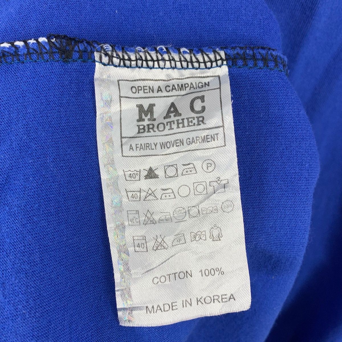 Japanese Brand MAC BROTHER DUPONT Nascar tee Size US XL / EU 56 / 4 - 11 Thumbnail