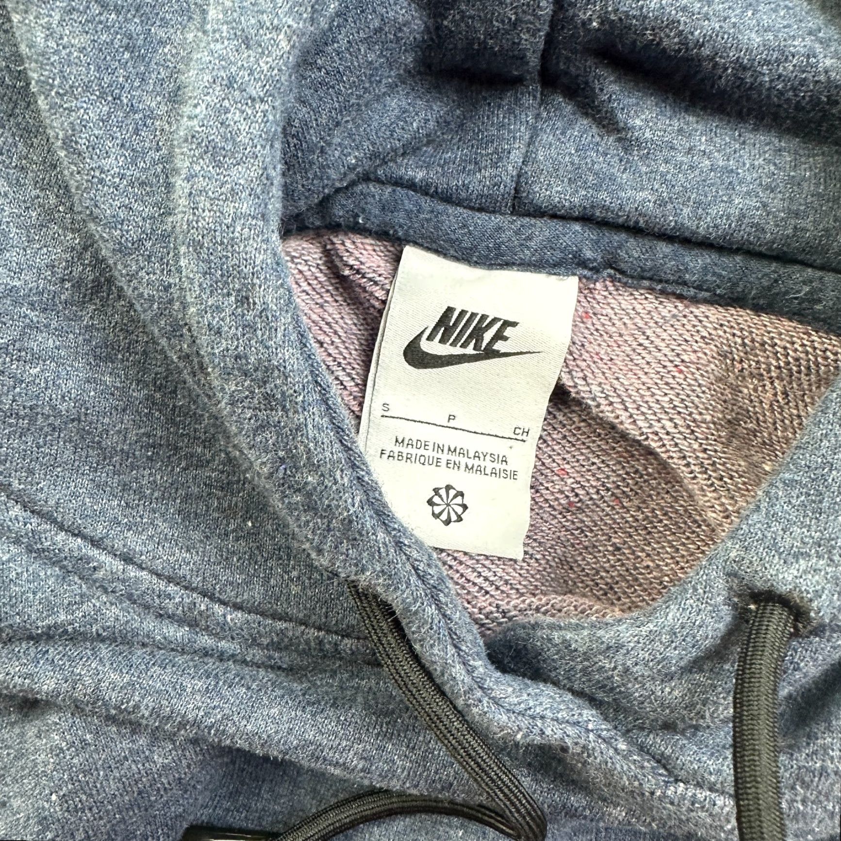 Nike Nike Center Swoosh Hoodie Mens Small Blue Pullover Casual Sweater Size US S / EU 44-46 / 1 - 7 Thumbnail