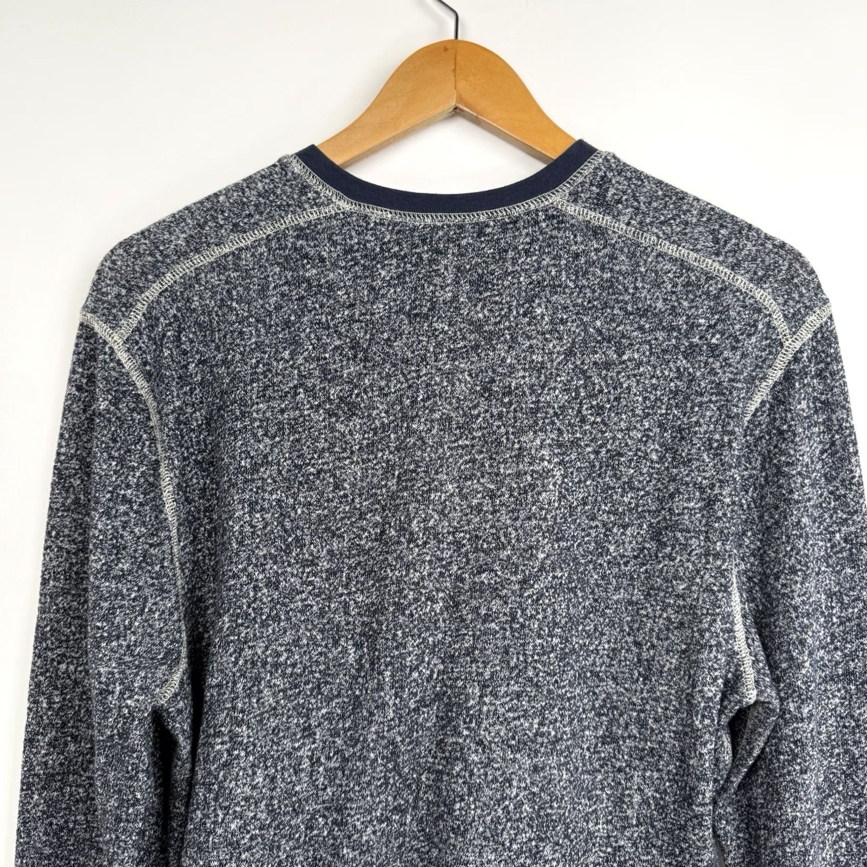 Wallace & Barnes Wallace & Barnes Shirt Men M Henley Thermal Navy Heather Size US M / EU 48-50 / 2 - 7 Thumbnail