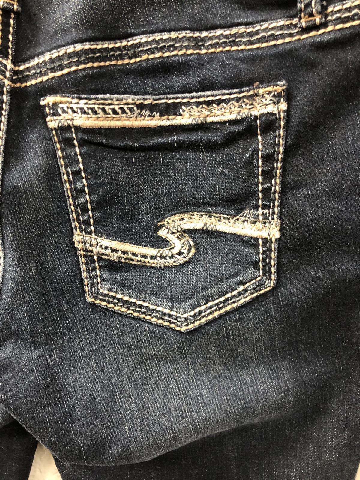 Silver Jeans Co. Stylish Silver Jeans Co. Dark Wash Skinny Jeans Size 27" / US 4 / IT 40 - 4 Thumbnail