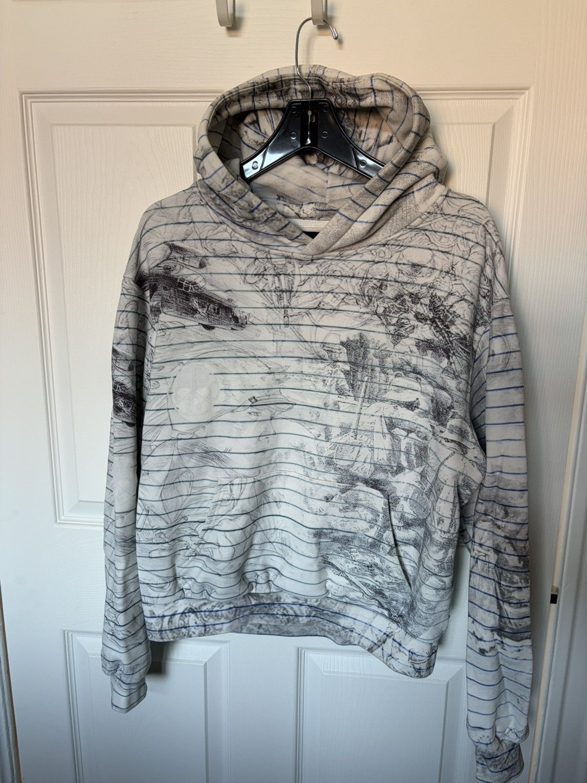 Peaceinwar notebook hoodie