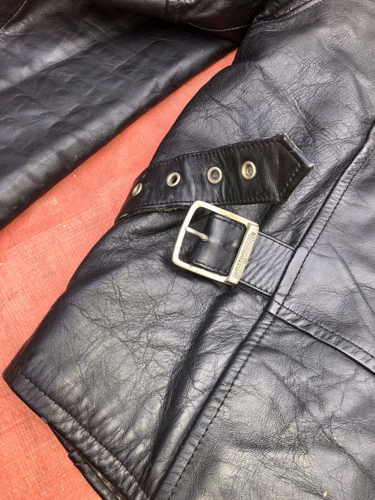 Harley Davidson HARLEY DAVIDSON LEATHER JACKET Size US L / EU 52-54 / 3 - 9 Thumbnail
