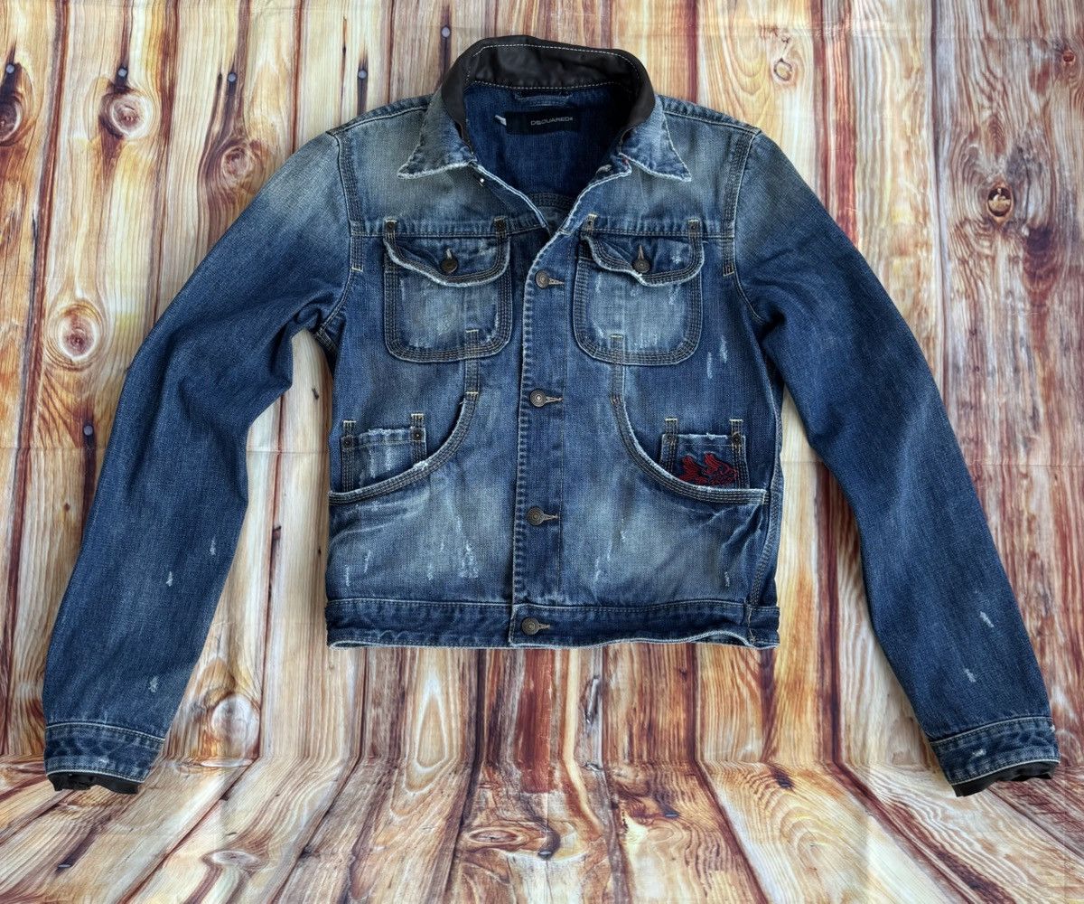 Dsquared2 × Vintage Vintage jackets Dsquared2 y2k drill Japan Style Size US S / EU 44-46 / 1 - 6 Thumbnail
