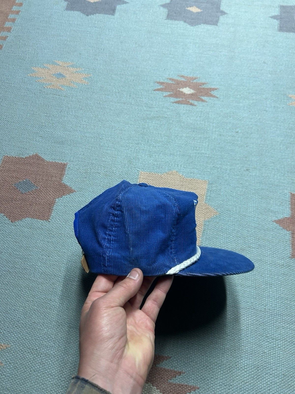 Vintage Vtg strap hat corduroy MSC Aggies Murray state college USA Size ONE SIZE - 8 Thumbnail