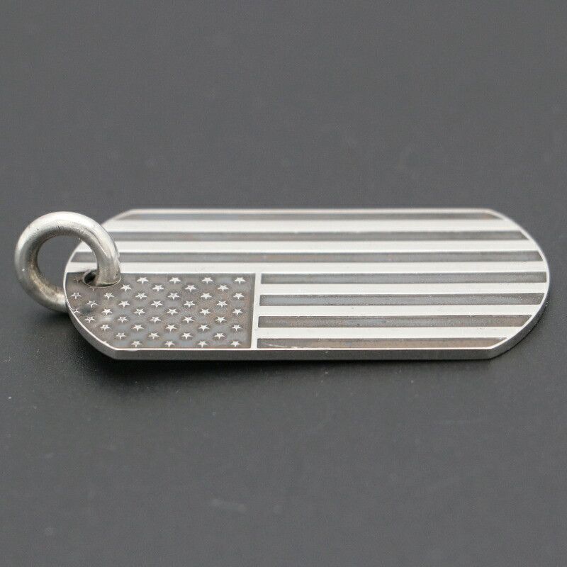 Chrome Hearts Chrome Hearts USA Flag Dog Tag Size ONE SIZE - 7 Thumbnail