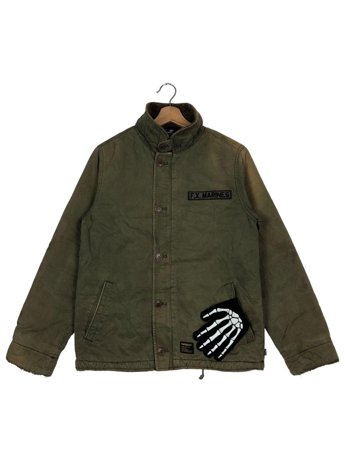 Japanese Brand 🔥Sun Faded Design Hunting Jacket F.X. Marines Military Size US M / EU 48-50 / 2 - 1 Thumbnail