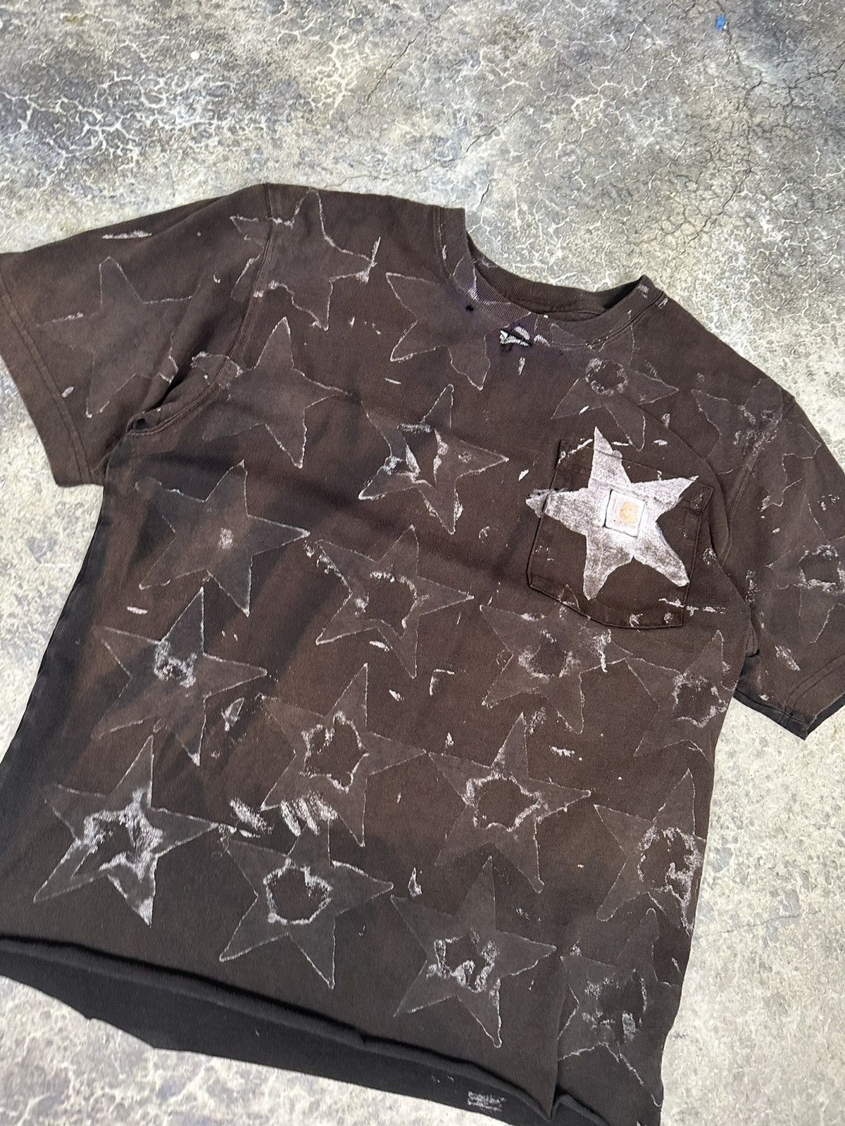 Carhartt × Vintage Carhartt Star Tee Size US S / EU 44-46 / 1 - 3 Thumbnail
