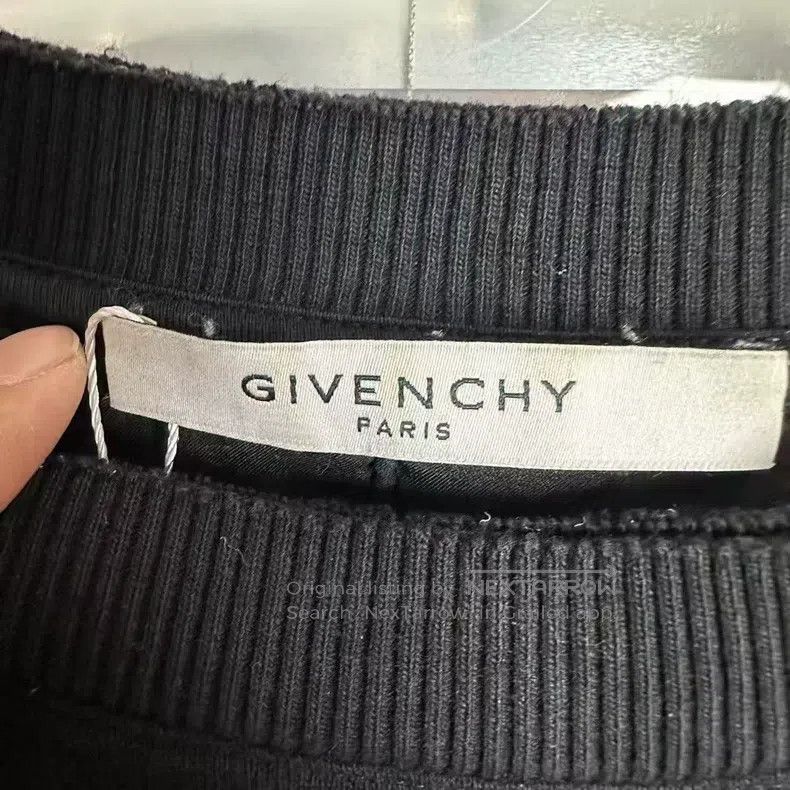 Givenchy Givenchy Black large logo Destruction hoodie Size US XS / EU 42 / 0 - 3 Thumbnail