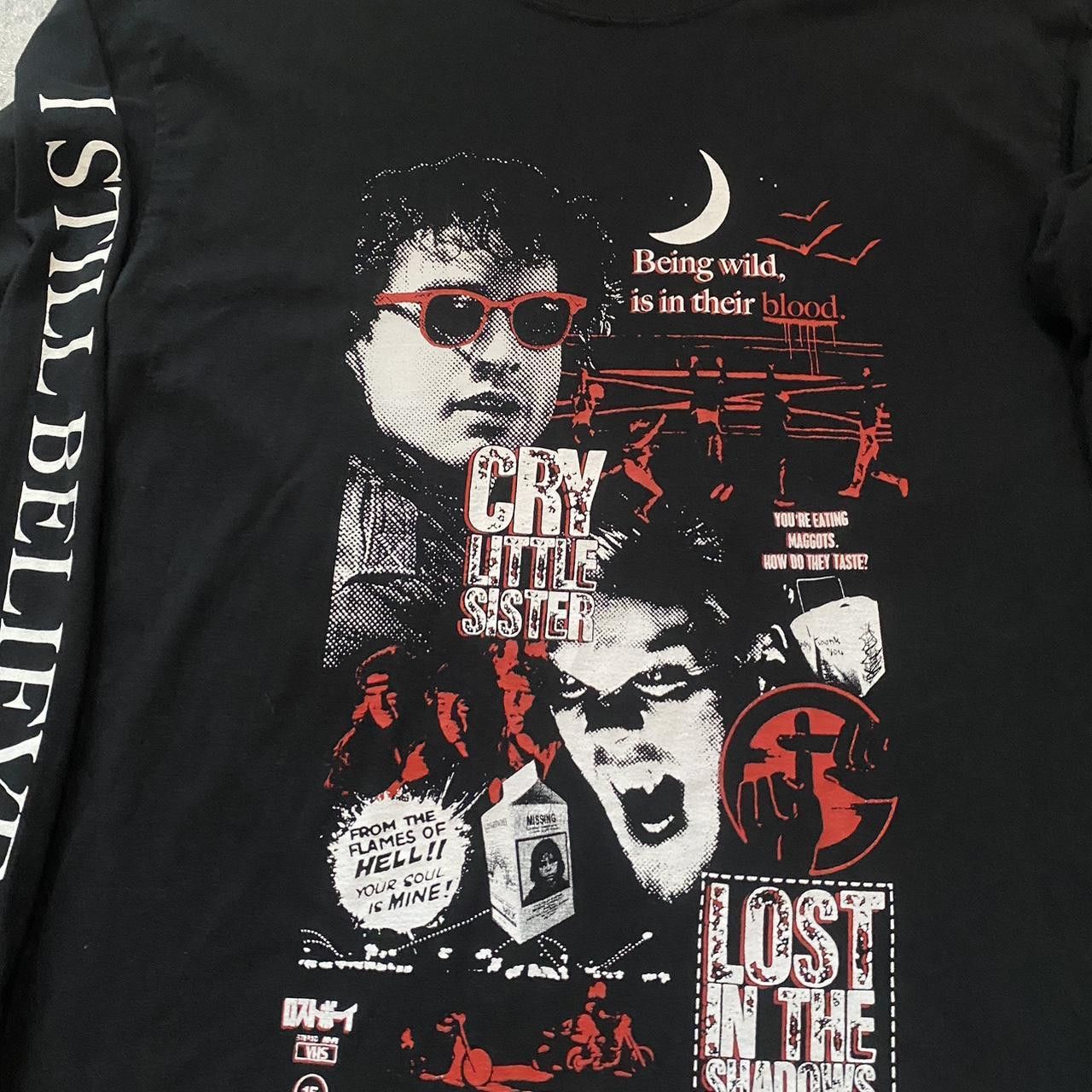 Gildan Black long sleeve "I Still Believe" shirt #goth Death Size US L / EU 52-54 / 3 - 3 Thumbnail