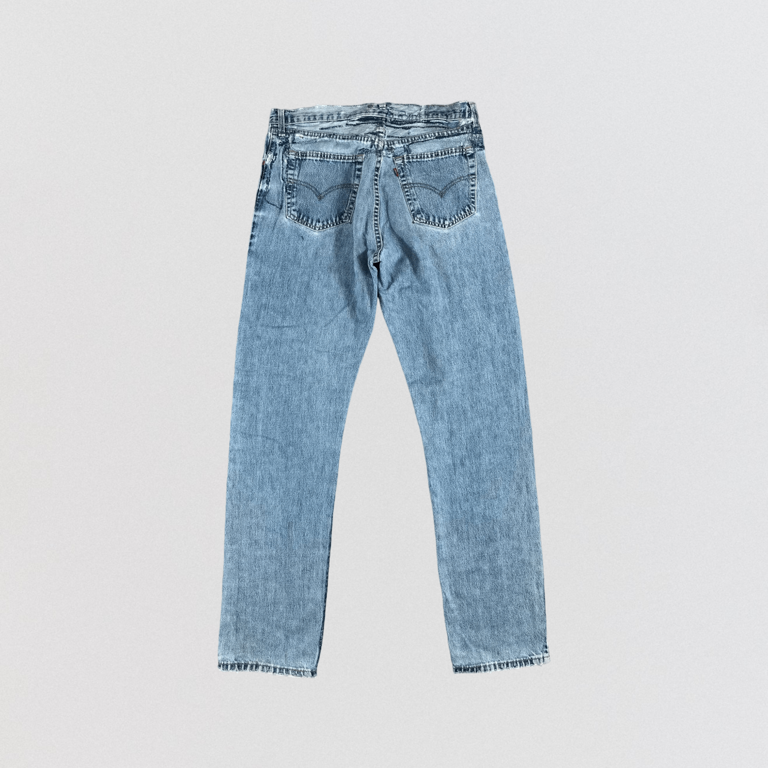 Levi's × Vintage Vintage 90s Blue Wash Levis 521 Jeans-JM2622 Size US 35 - 2 Thumbnail