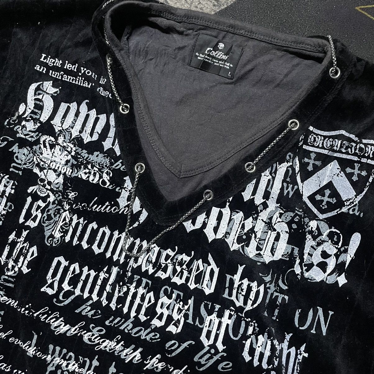 If Six Was Nine × Japanese Brand × KMRii 💥JapaneseBrand Collins Chainsneck Longsleve Tees Size US L / EU 52-54 / 3 - 4 Thumbnail