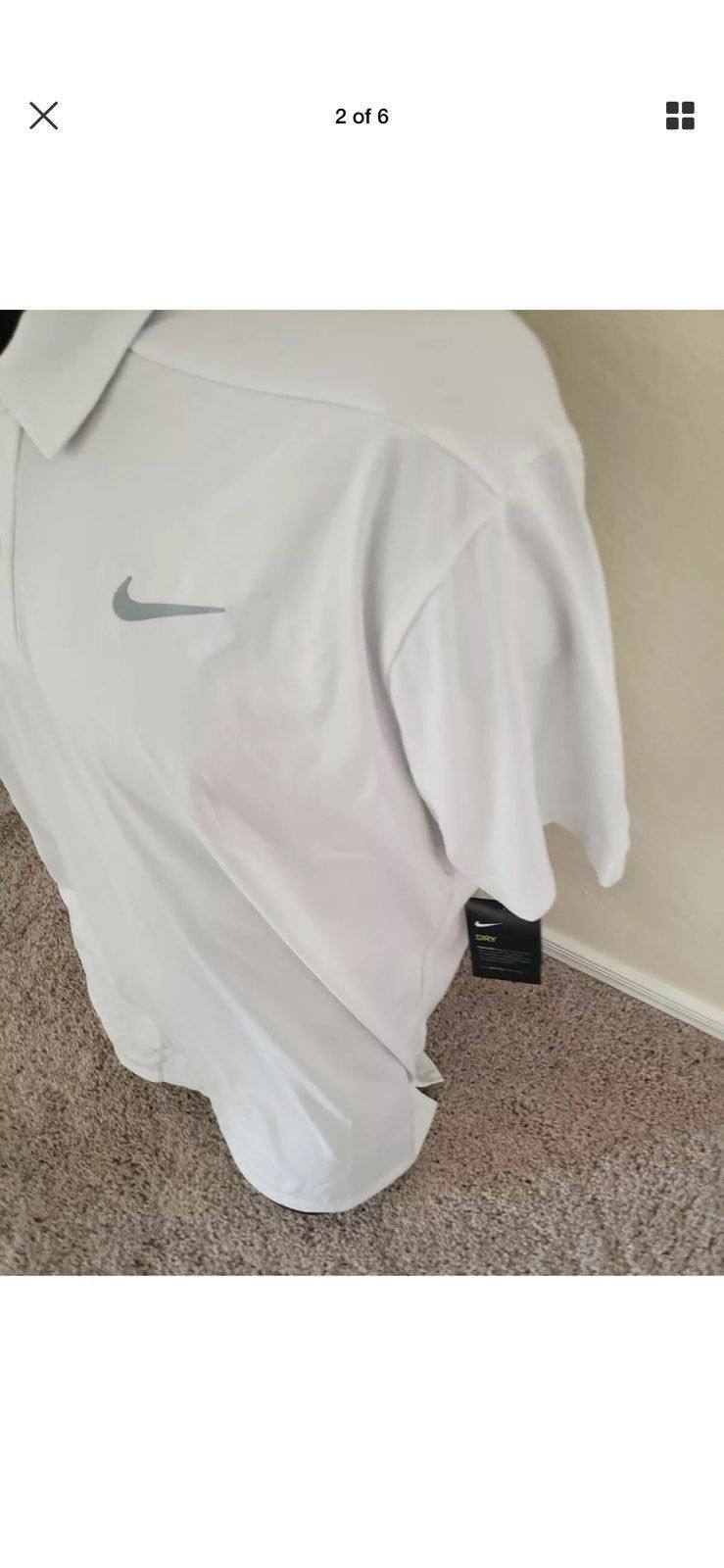 Nike Nike Golf Mens Breathe Texture polo Size ONE SIZE - 2 Thumbnail