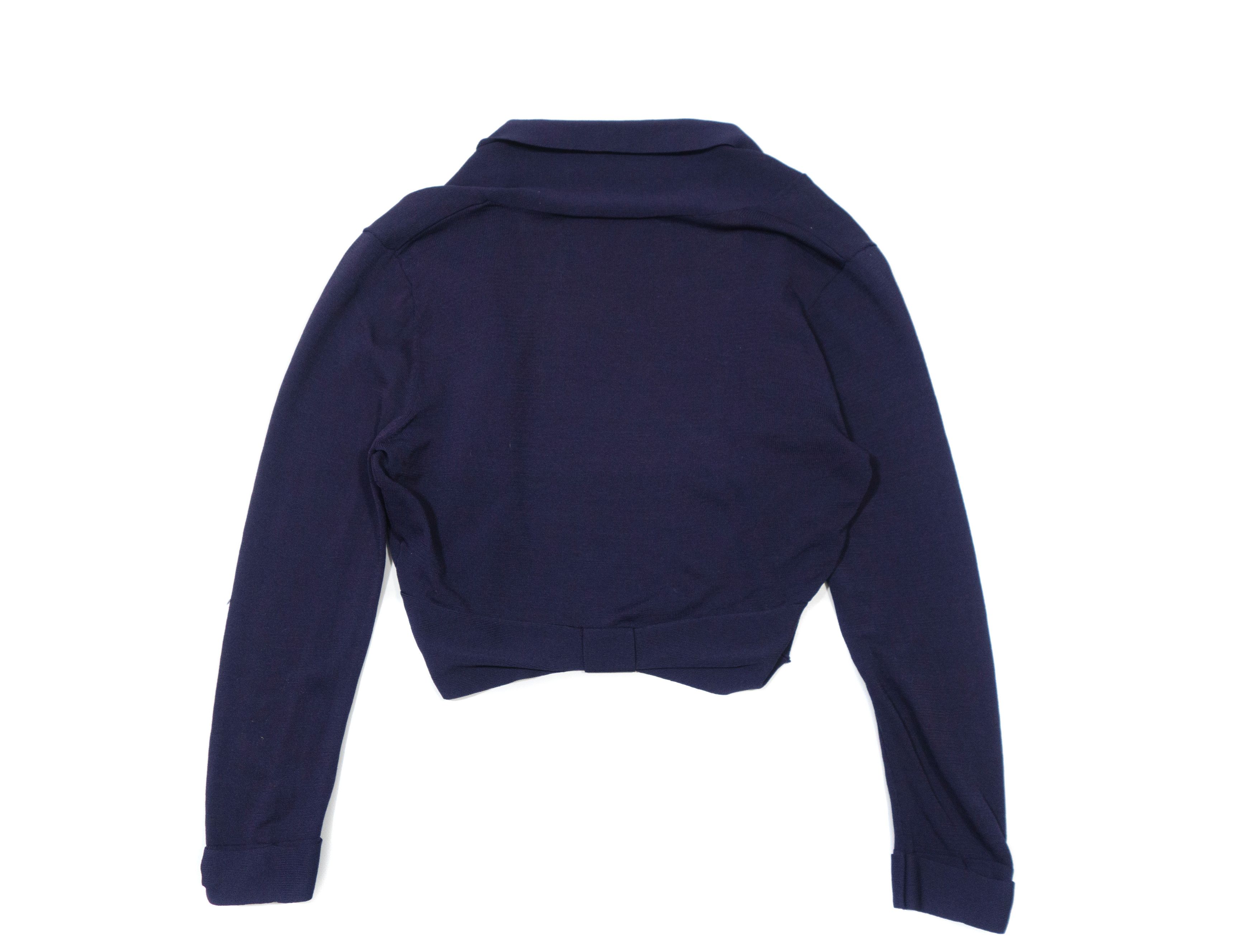 Prada Open-Front Bolero Cardigan Size S / US 4 / IT 40 - 2 Thumbnail